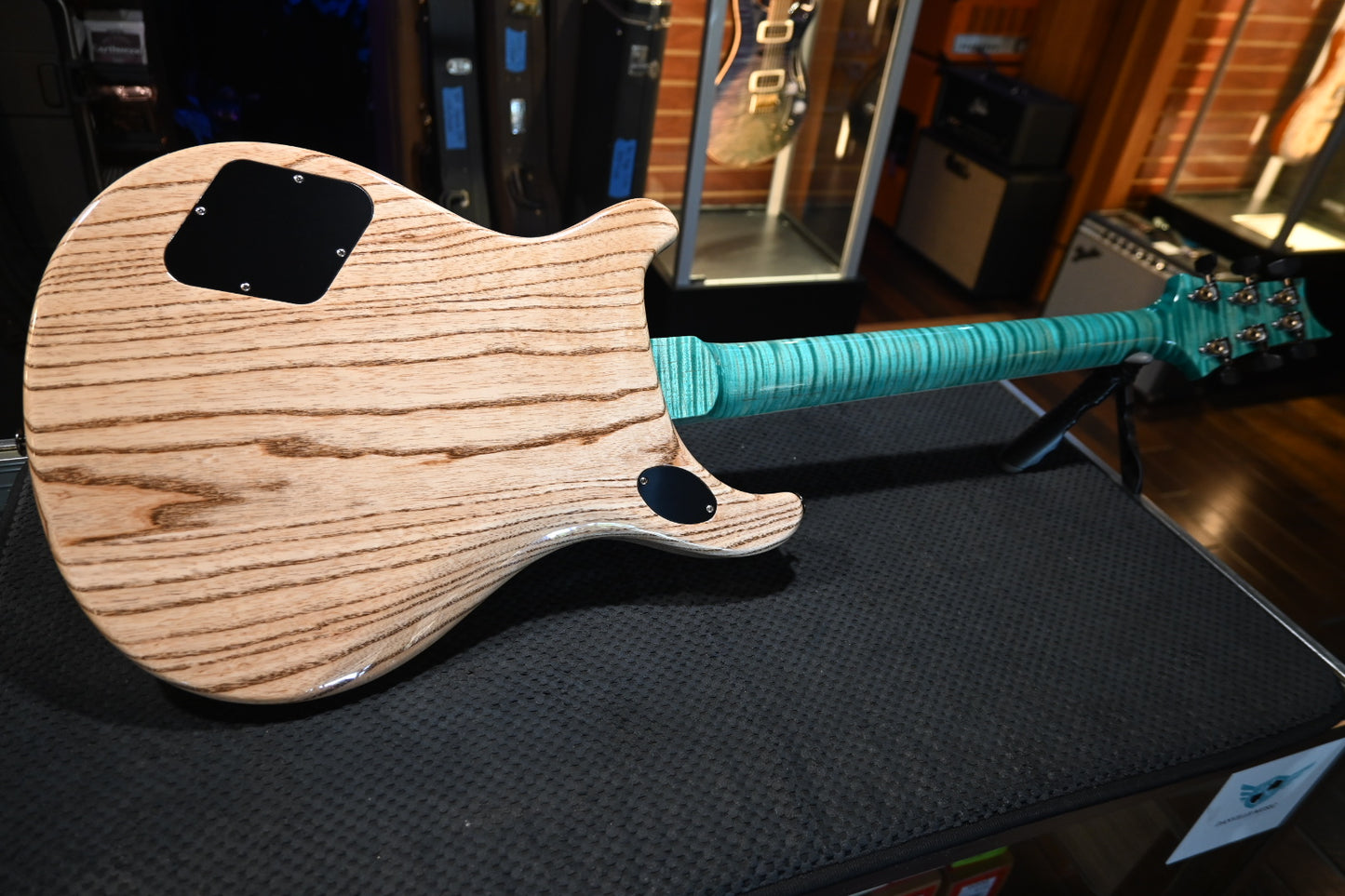 PRS Wood Library McCarty 594 Semi-Hollow Danville Music 35th Anniversary Artist Top - Bahamian Blue Guitar #8195