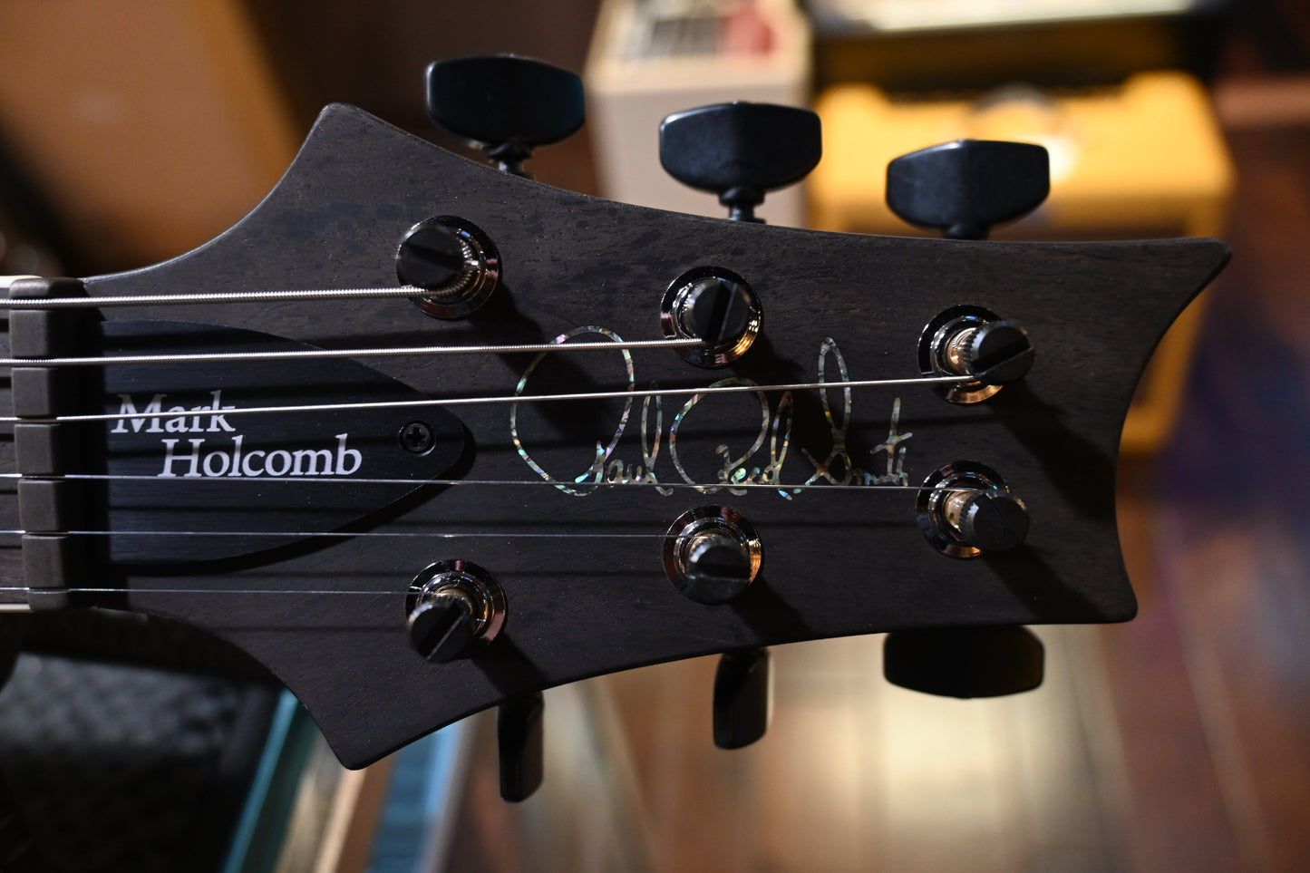 PRS Wood Library Holcomb 10-Top One-Piece Quilt - Charcoal Purple Burst Satin Guitar #2635