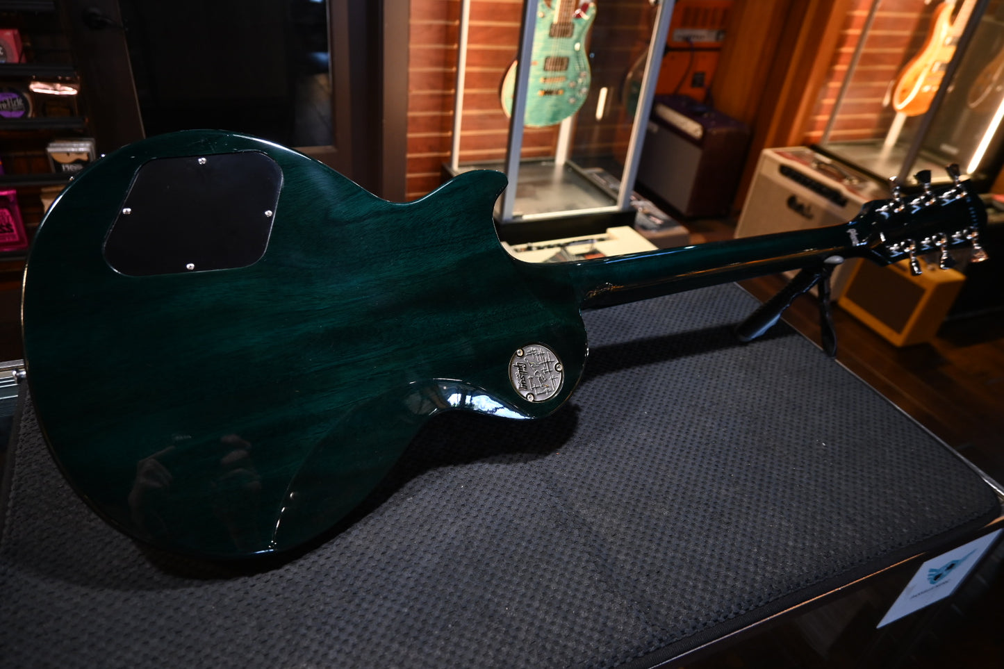Gibson Custom Shop Les Paul Axcess Custom Peacock Widow Stopbar - Peacock Widow Guitar #0331 - Danville Music