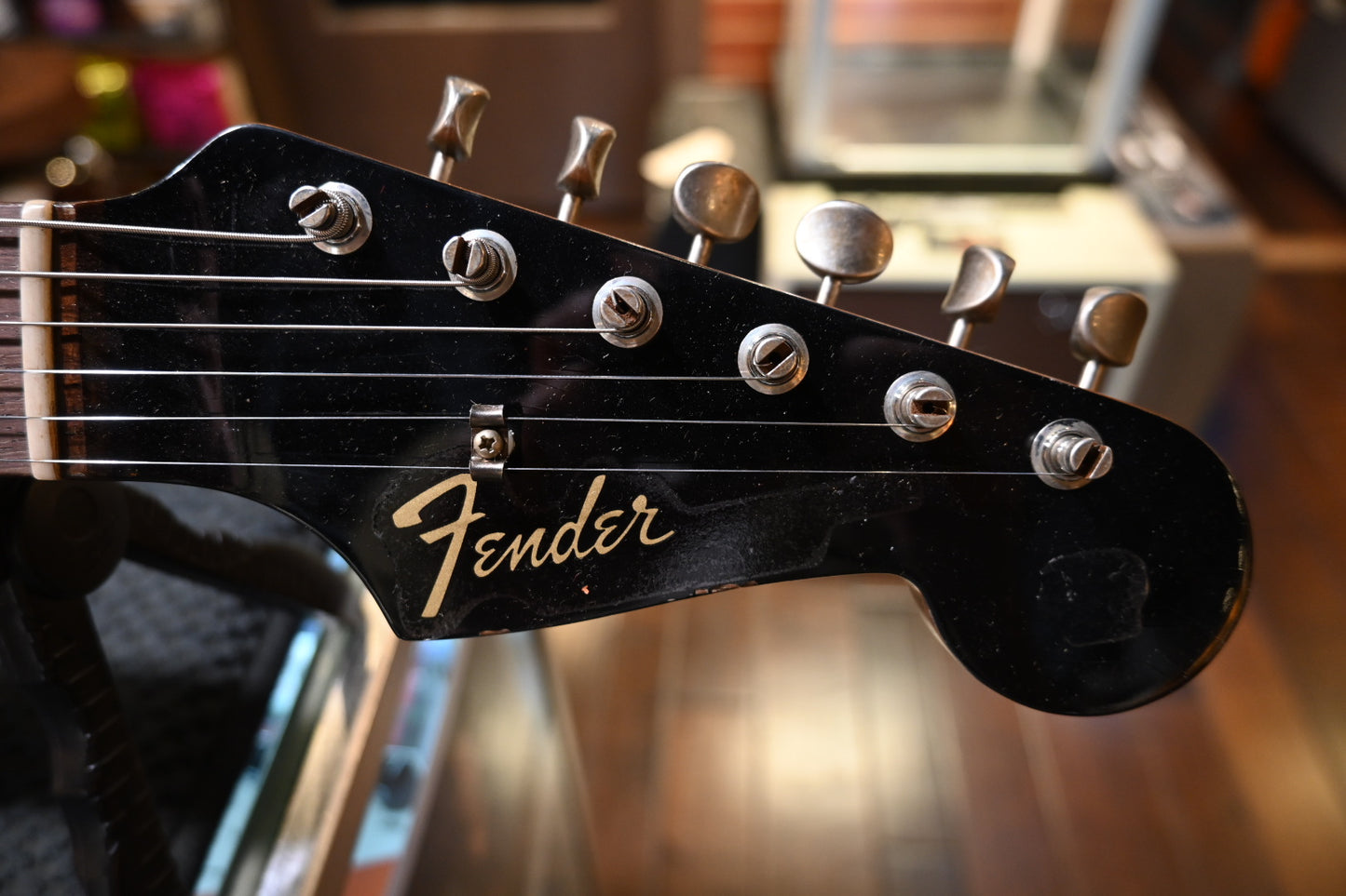 Fender Custom Shop 1965 Stratocaster Super Heavy Relic - Aged Black Guitar #7288 - Danville Music
