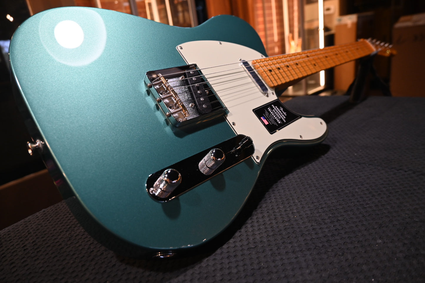 Fender American Professional Classic Telecaster - Faded Sherwood Green Metallic Guitar #8759