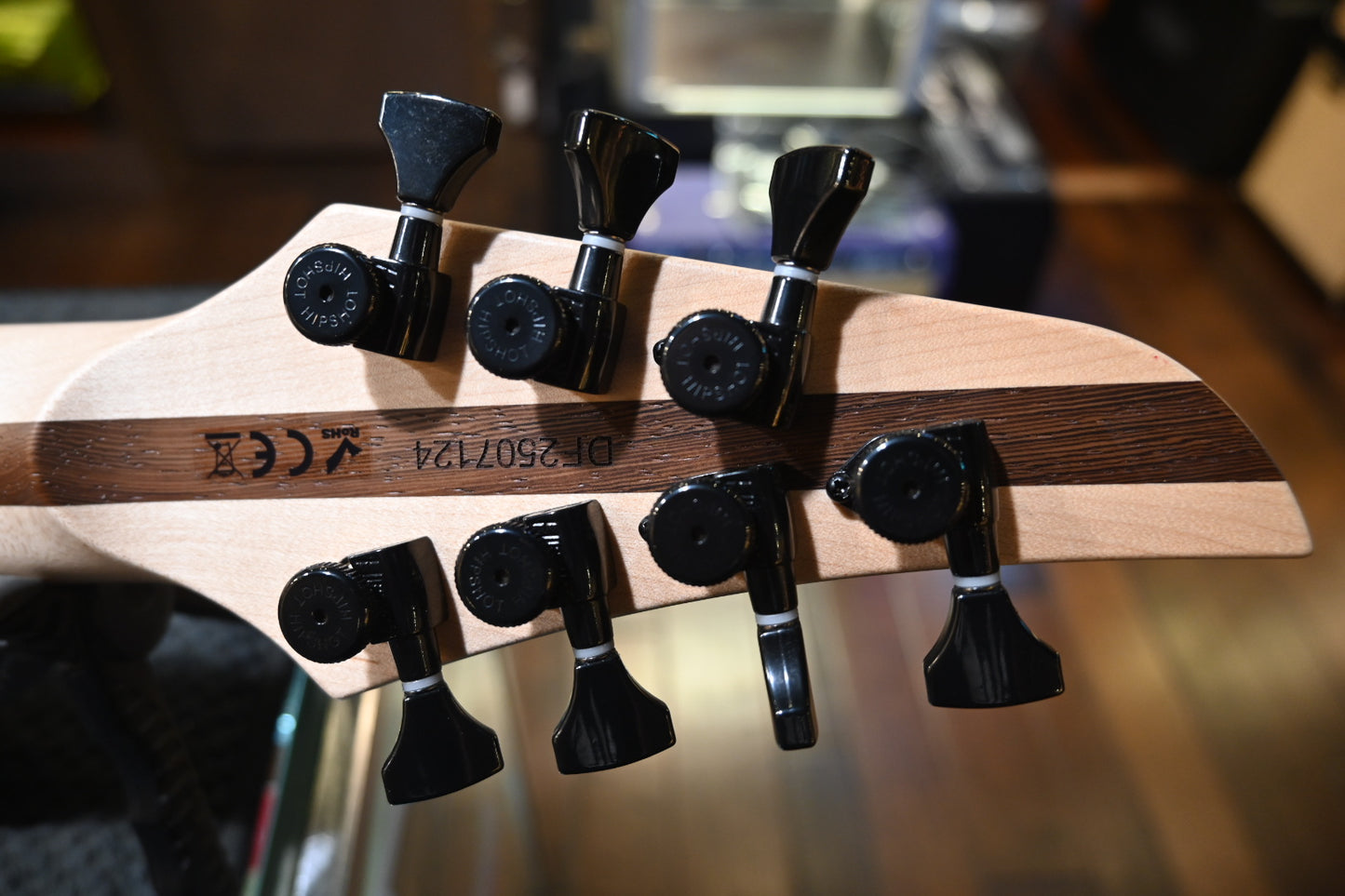 Mayones Duvell Elite 7 - Turquoise Iris Guitar #6109