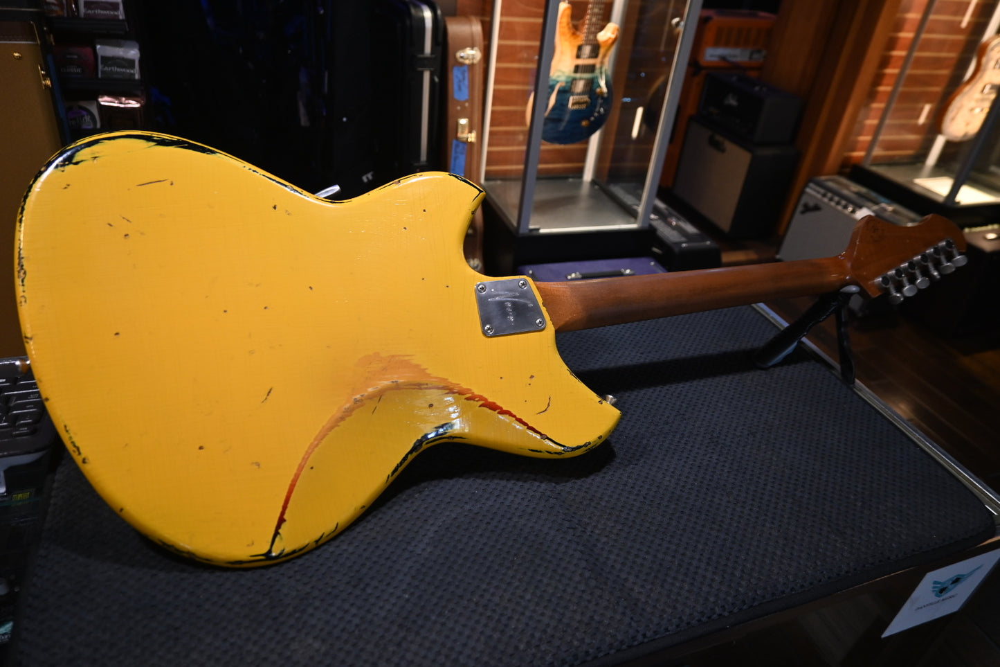 Novo Serus J - Vandalism Yellow over ‘64 3-Tone Burst Guitar #1490 - Danville Music
