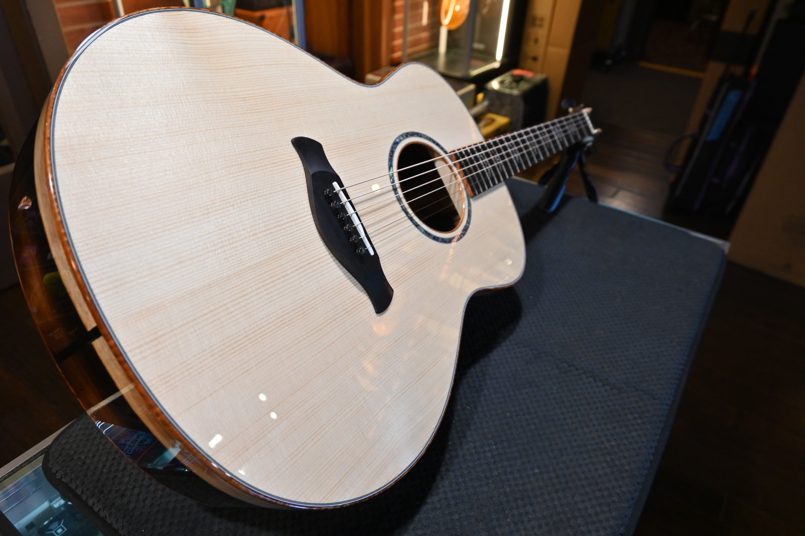 Taylor Custom Gold Label Super Auditorium Adirondack Spruce/AAA Brazilian Rosewood Guitar #6082 - Danville Music