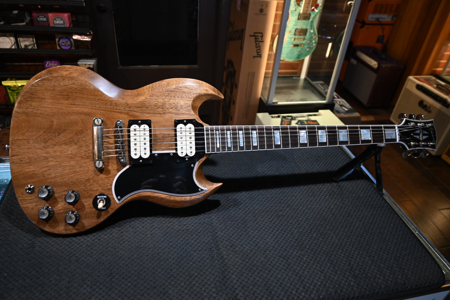 Gibson Custom Shop SG Custom Walnut VOS - Walnut Guitar #0069 - Danville Music