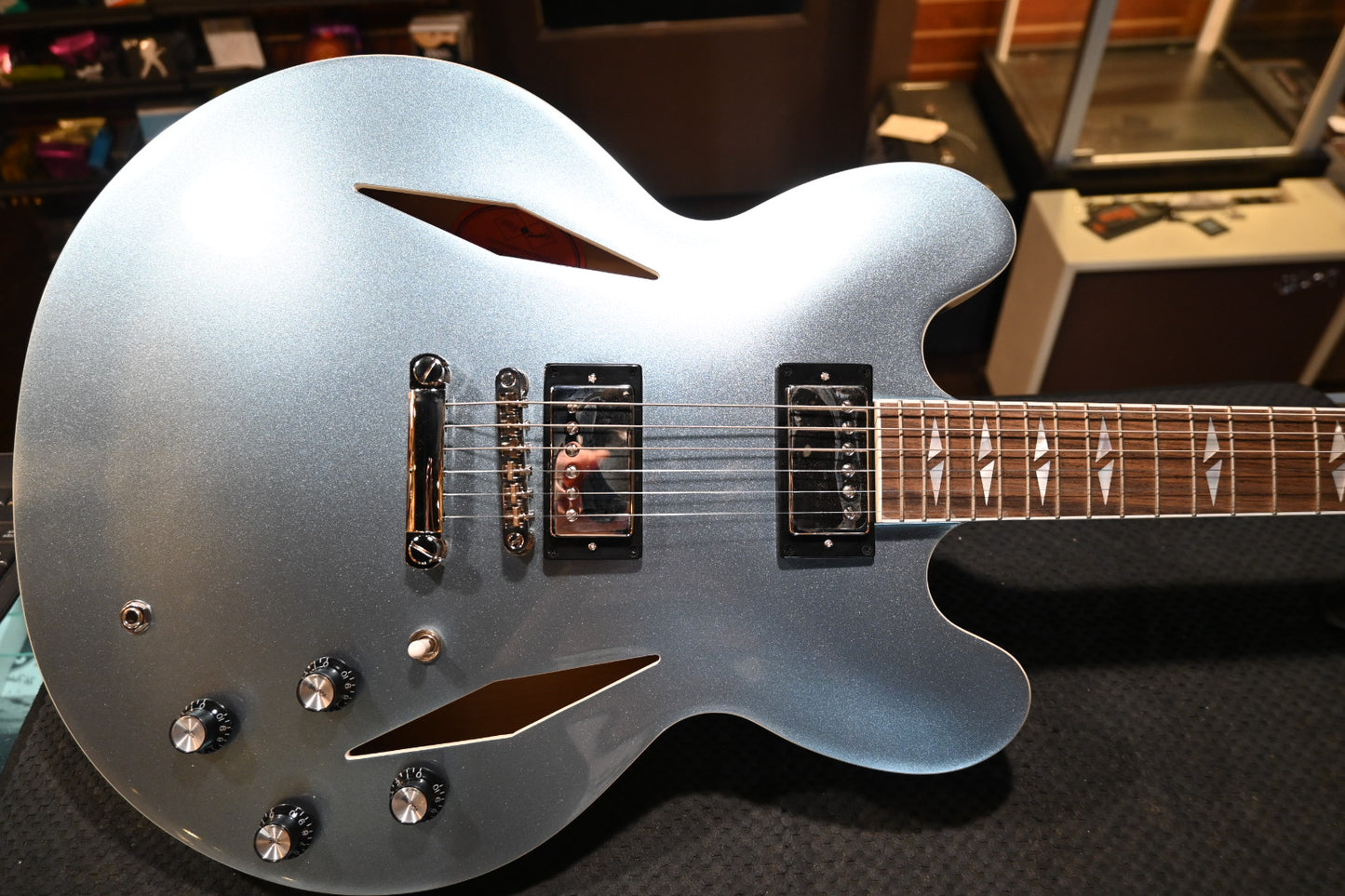 Epiphone Dave Grohl DG-335 - Pelham Blue Guitar #0350 USED - Danville Music
