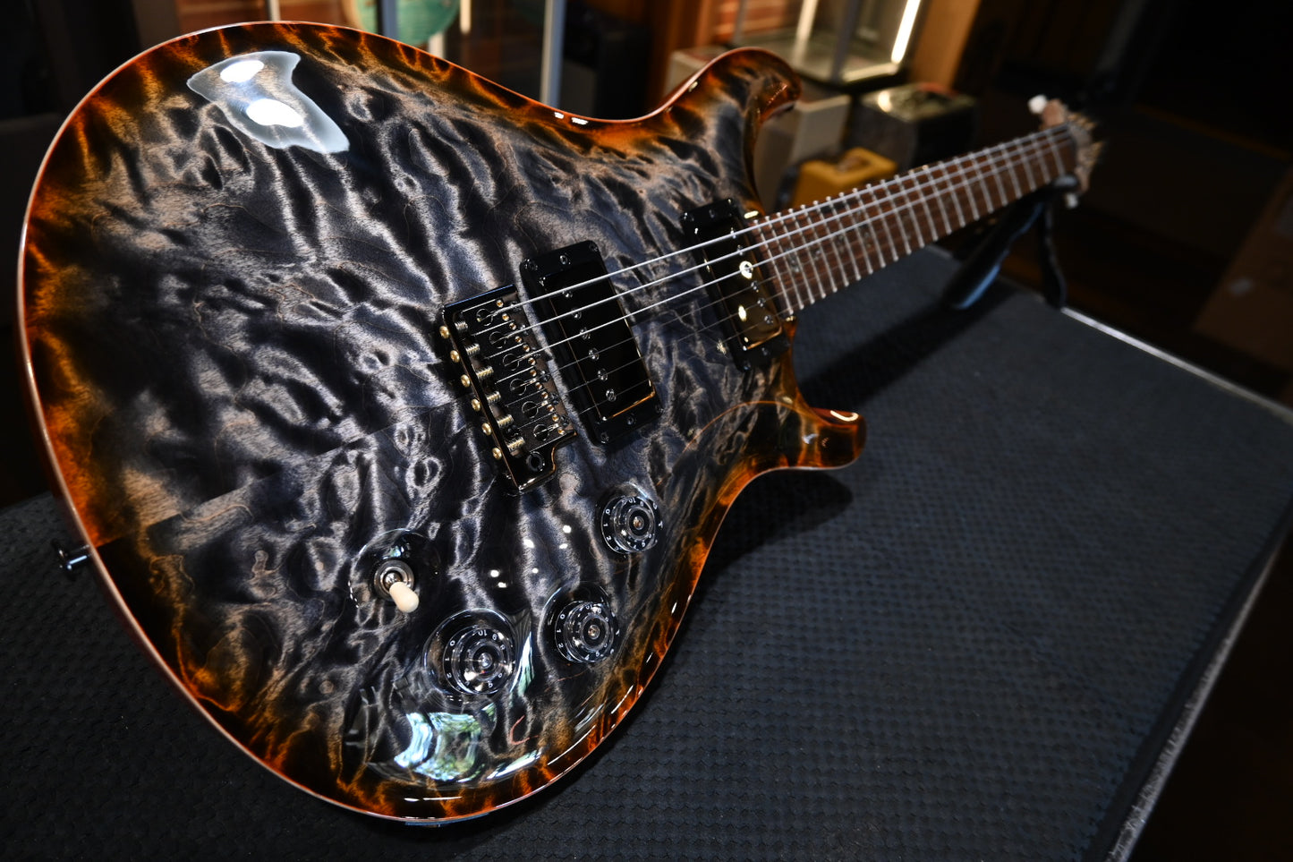 PRS Wood Library DGT 10-Top Quilt - Burnt Maple Leaf Guitar #2067 - Danville Music