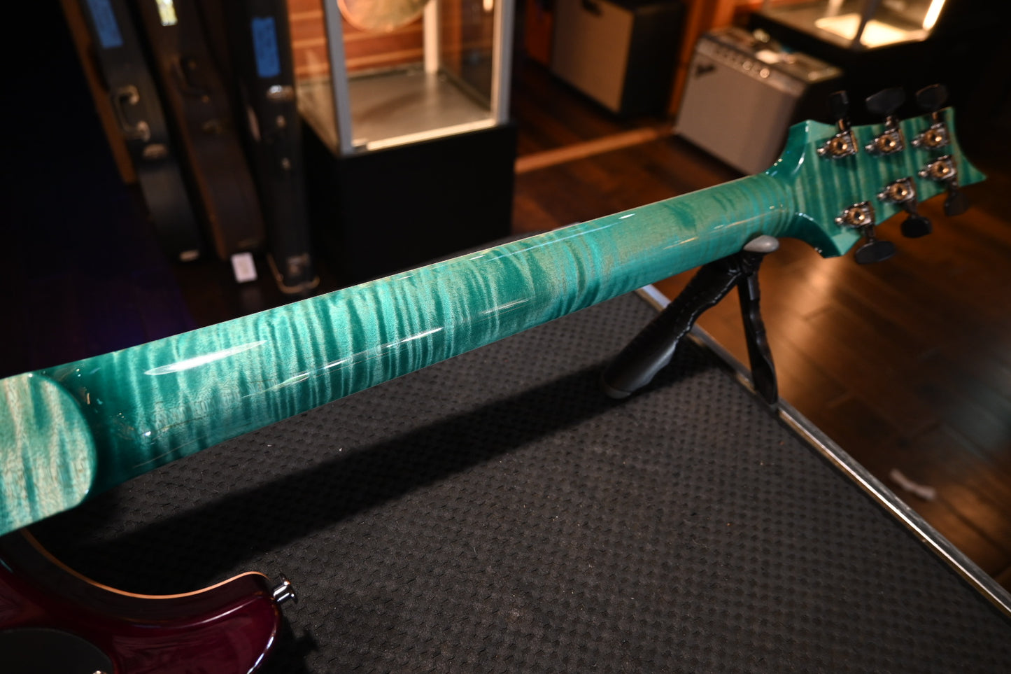 PRS Wood Library McCarty 594 Semi-Hollow Danville Music 35th Anniversary Artist Top - Bahamian Blue Guitar #8202