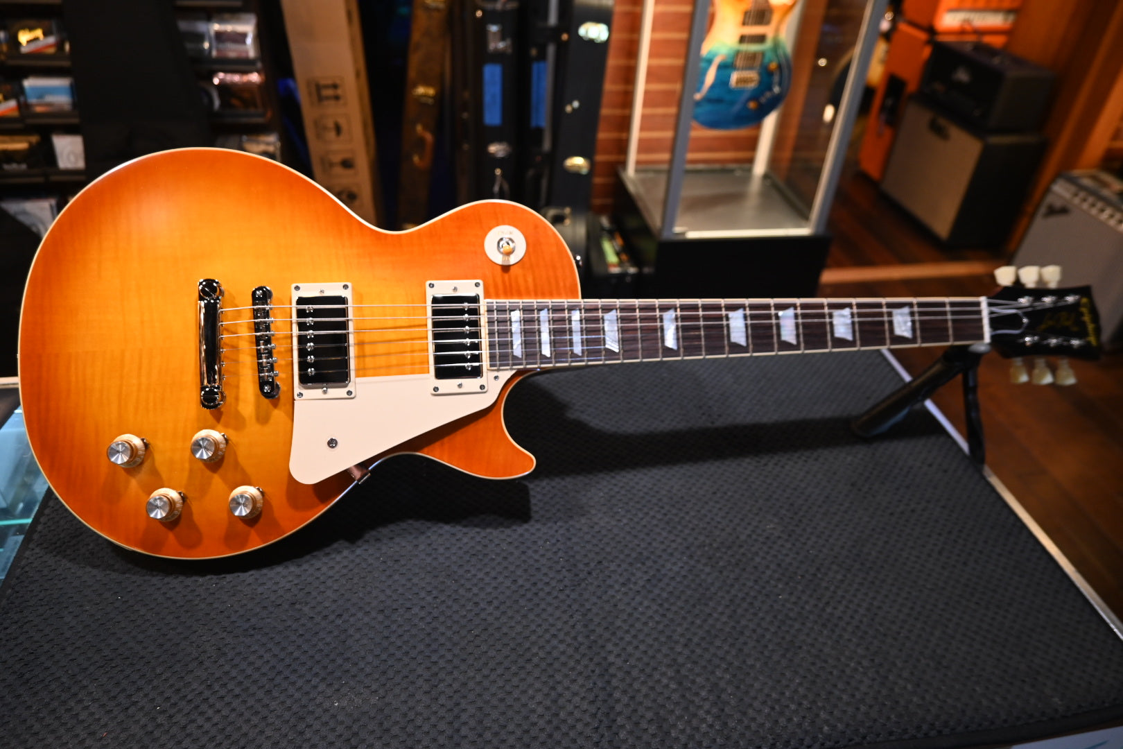Epiphone Inspired by Gibson Custom 1960 Les Paul Standard Reissue - Iced Tea Burst Guitar #5738 - Danville Music