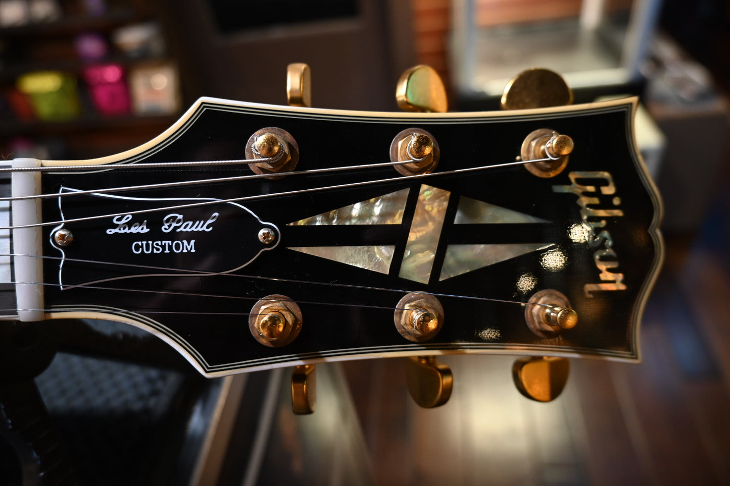 Gibson Custom Shop Mick Ronson 1968 Les Paul Custom Collector’s Edition - Antique Natural Guitar #092 - Danville Music