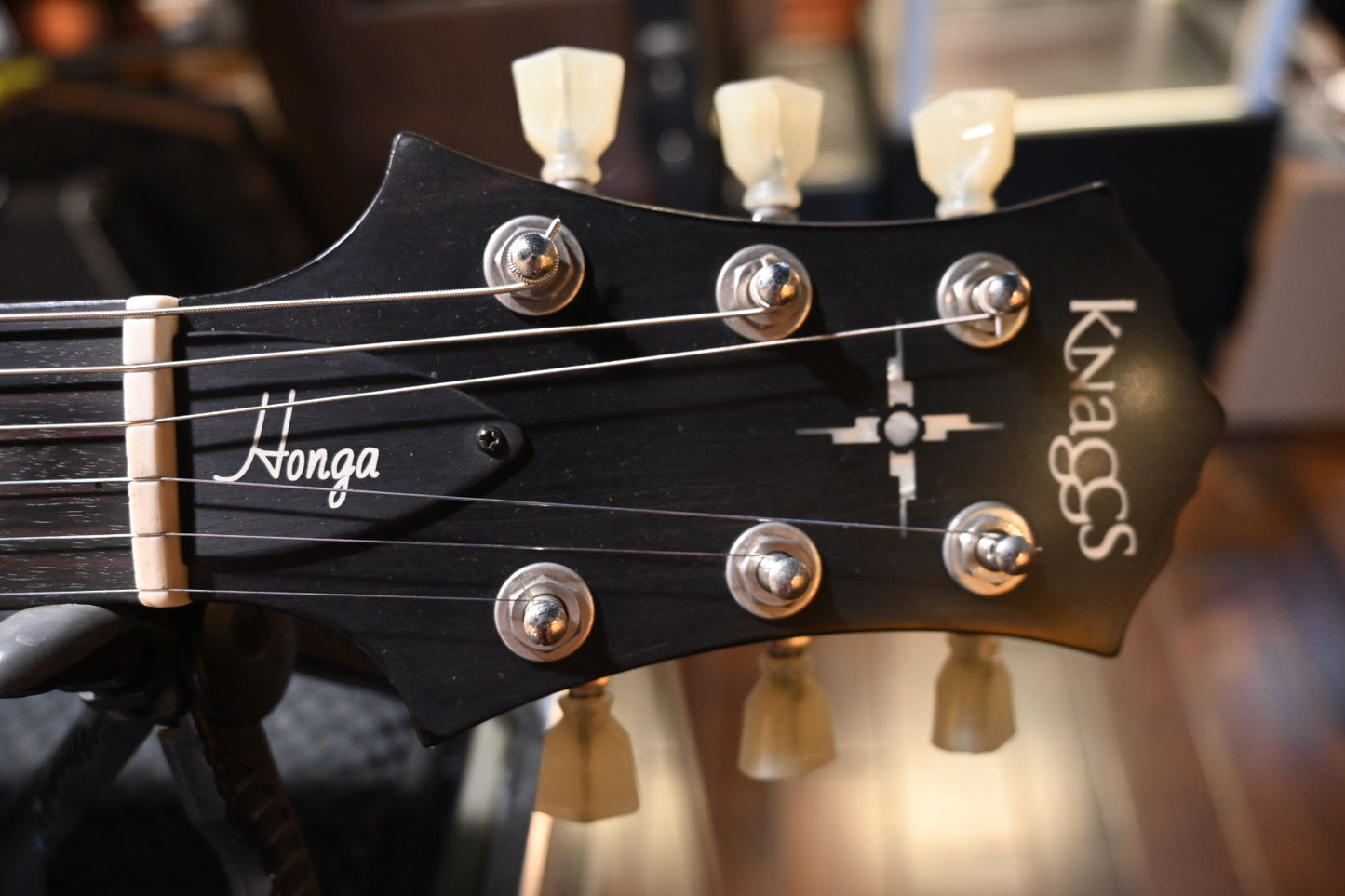 Knaggs Honga T3 2018 - Black Drift Guitar #65 - Danville Music
