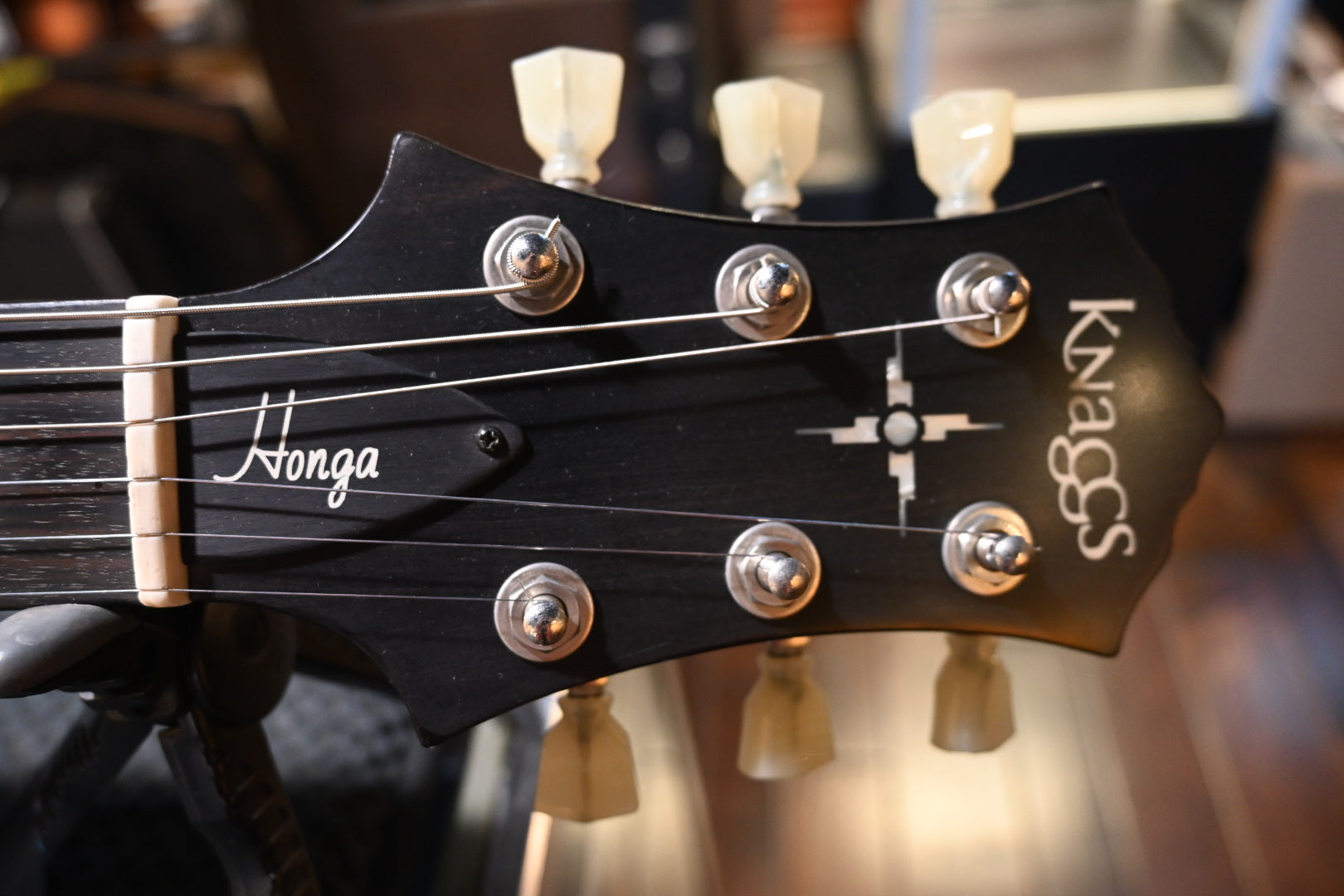 Knaggs Honga T3 2018 - Black Drift Guitar #65 - Danville Music