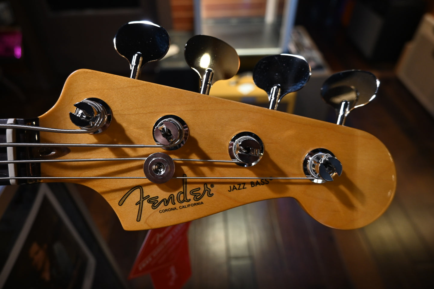 Fender American Classic Jazz Bass - Faded Firemist Gold Guitar #2077