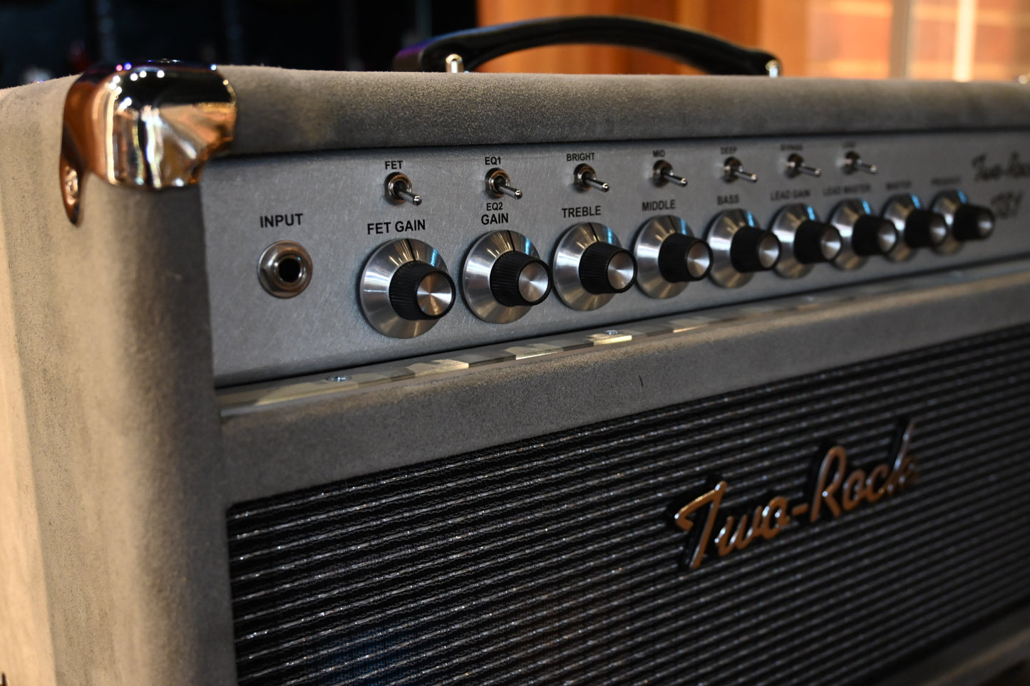 Two Rock TS w/Matching 2x12 Cabinet - Dark Grey Suede Amplifier #351