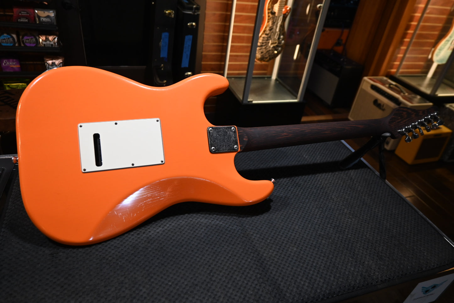 Schecter Nick Johnston USA Signature 2020 - Atomic Orange Nitro Guitar #1014