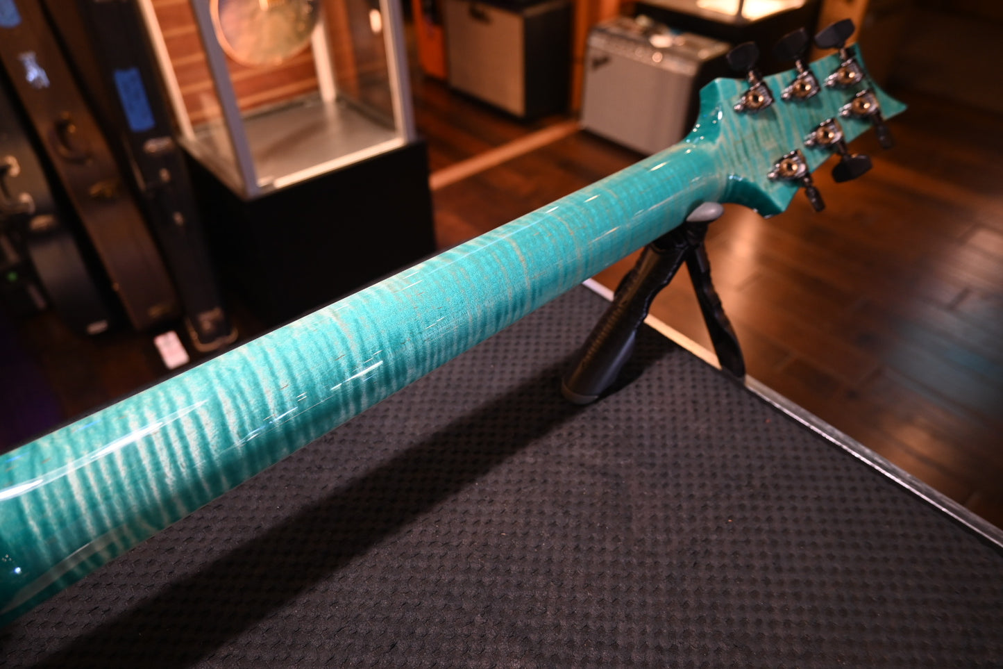 PRS Wood Library McCarty 594 Semi-Hollow Danville Music 35th Anniversary Artist Top - Bahamian Blue Guitar #8196