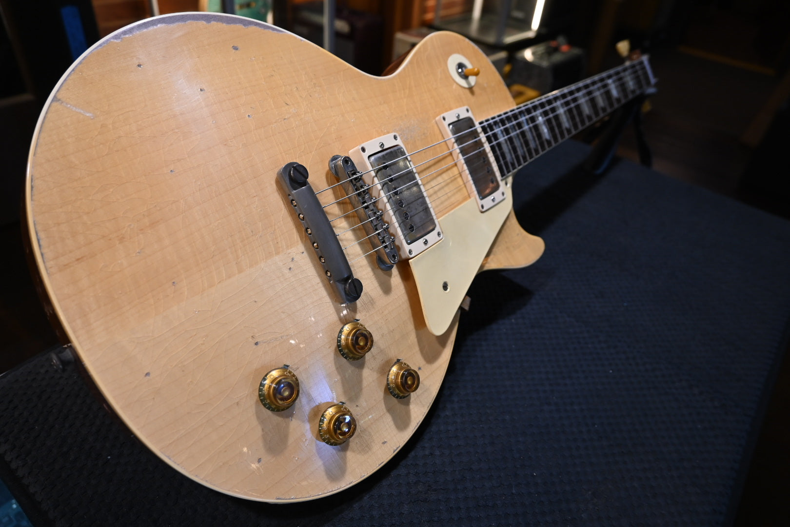 Gibson Custom Shop 1957 Les Paul Standard Reissue Murphy Lab Heavy Aged - Natural Guitar #6115 - Danville Music