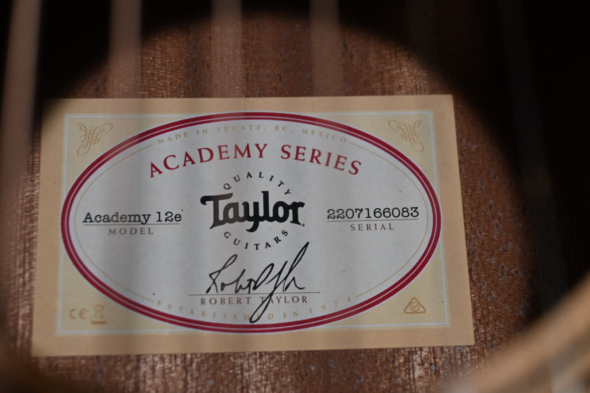 Taylor Academy 12e Guitar #6083