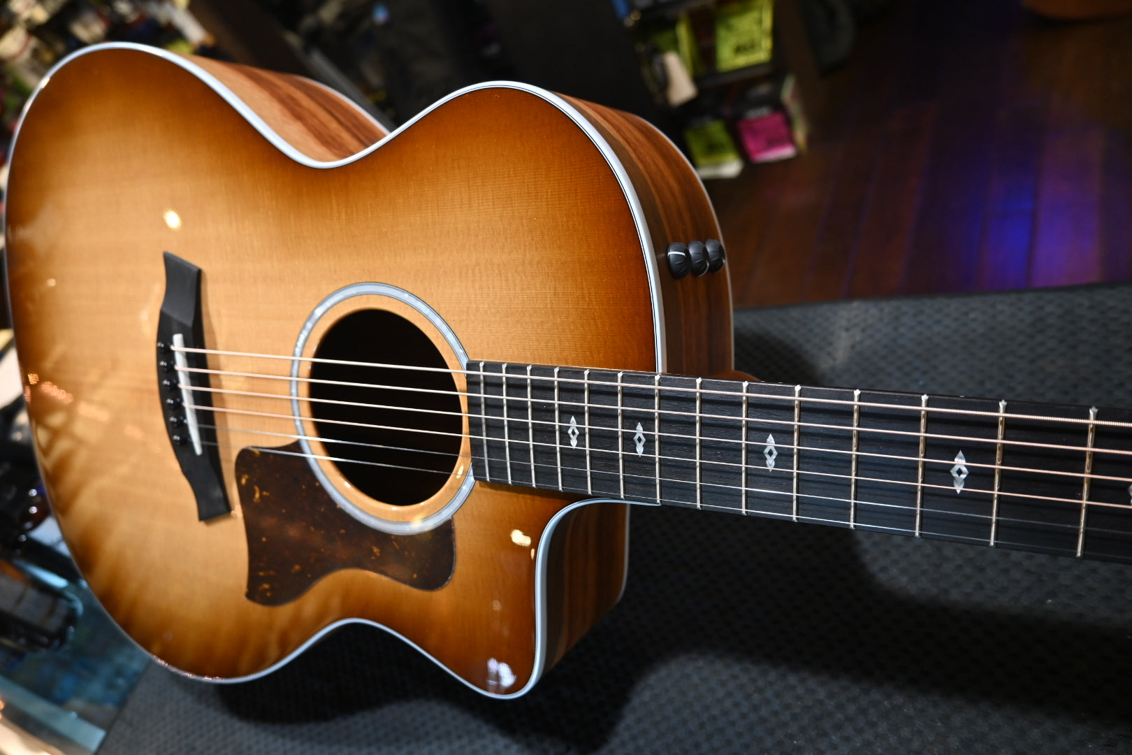 Taylor 214ce Special Edition Tigerwood Guitar #5414 - Danville Music