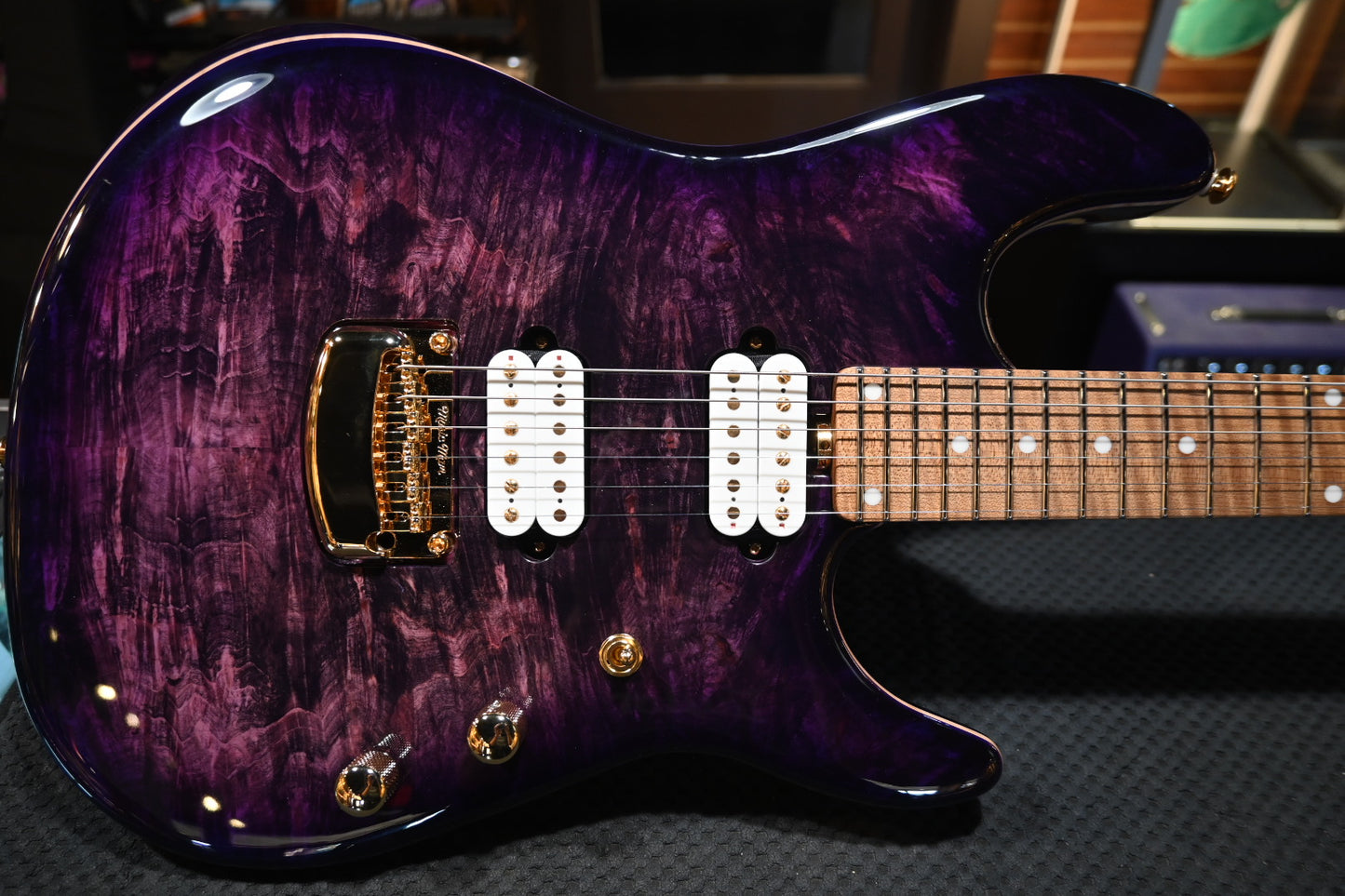 Music Man Jason Richardson Signature Cutlass - Majora Purple Guitar #2707 - Danville Music