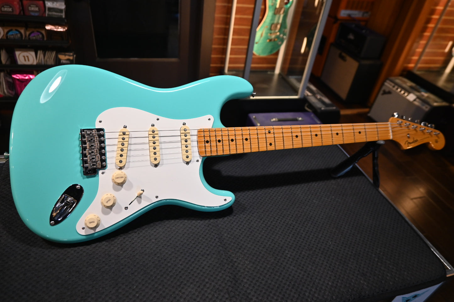 Fender American Vintage II 1957 Stratocaster 2023 - Sea Foam Green Guitar #3255 - Danville Music