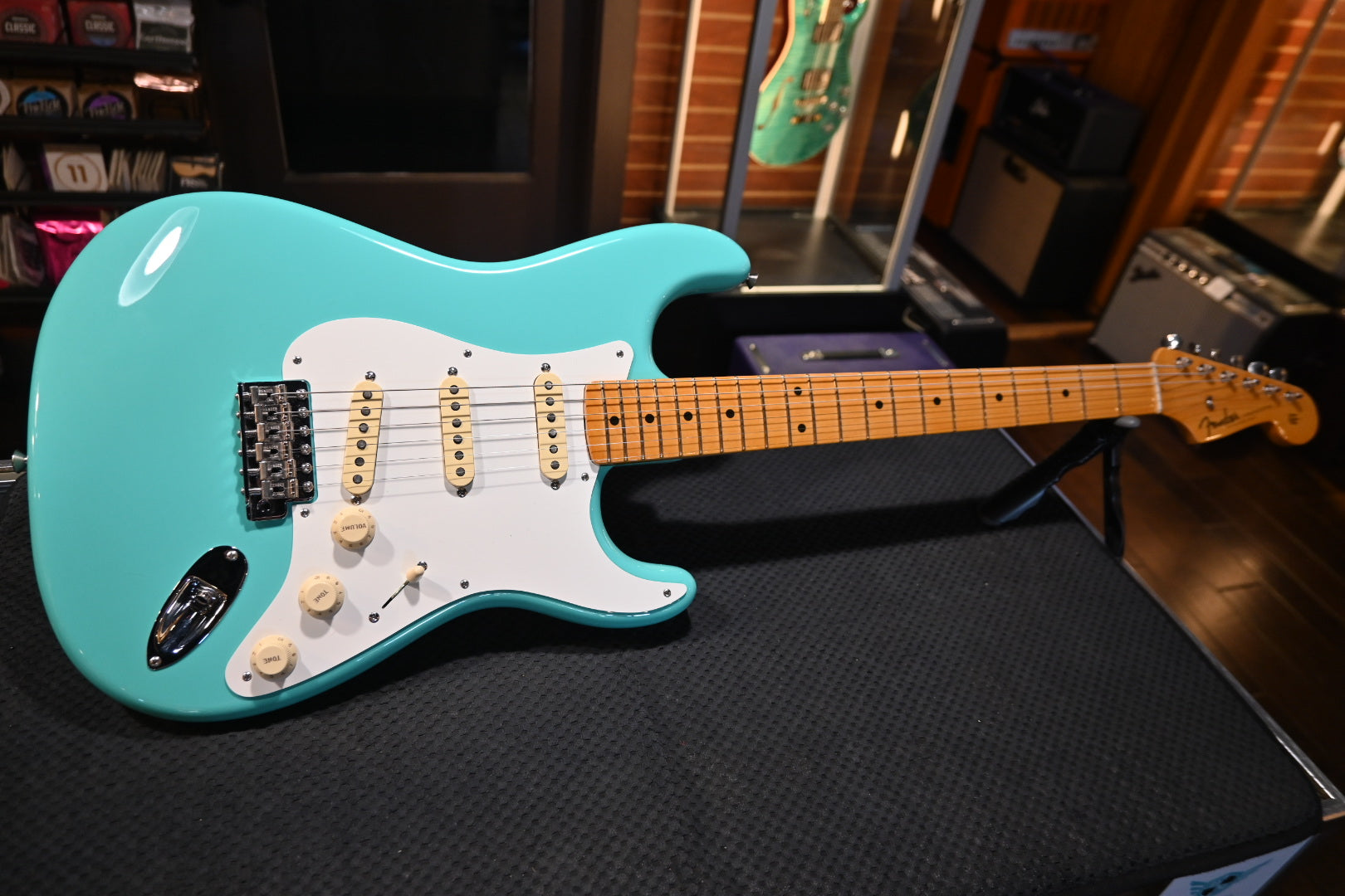 Fender American Vintage II 1957 Stratocaster 2023 - Sea Foam Green Guitar #3255 - Danville Music