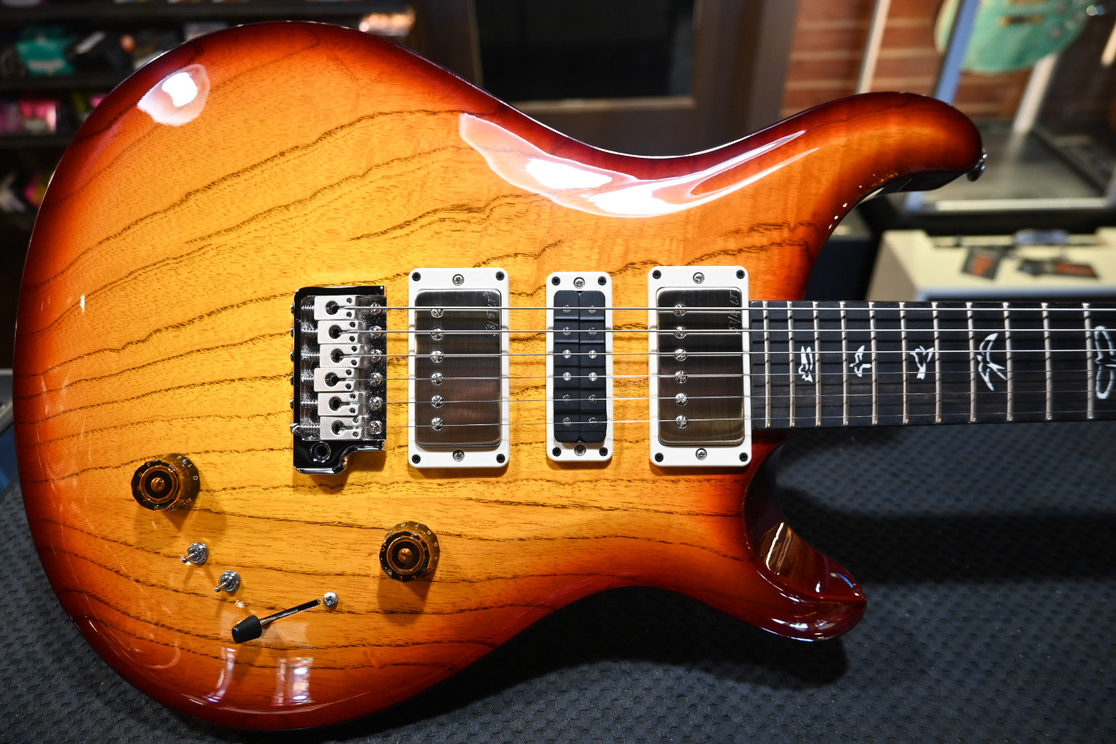 PRS Wood Library Swamp Ash Special - Dark Cherry Sunburst Guitar #7357 - Danville Music