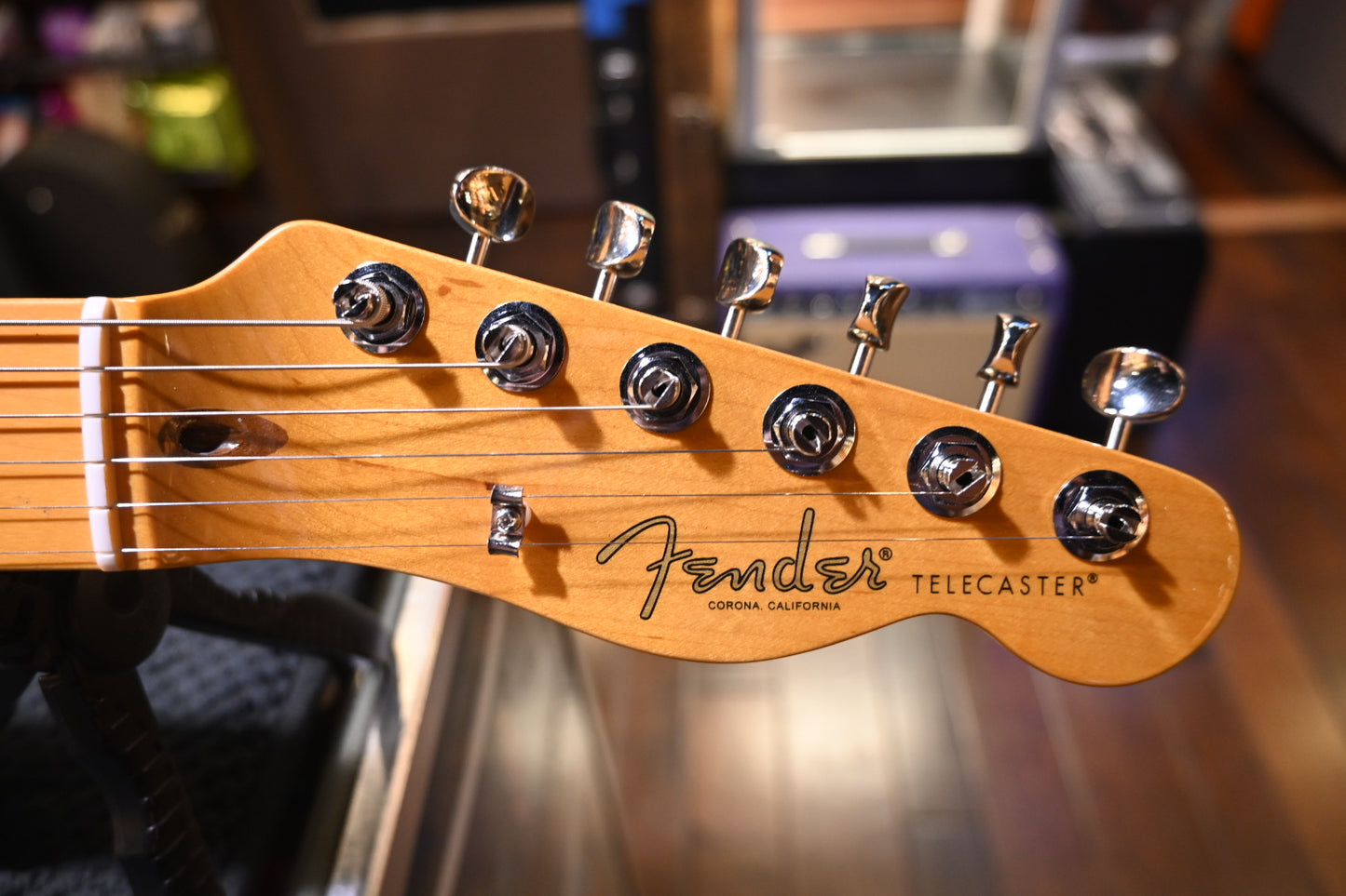 Fender American Professional Classic Telecaster - Faded Sherwood Green Metallic Guitar #8759