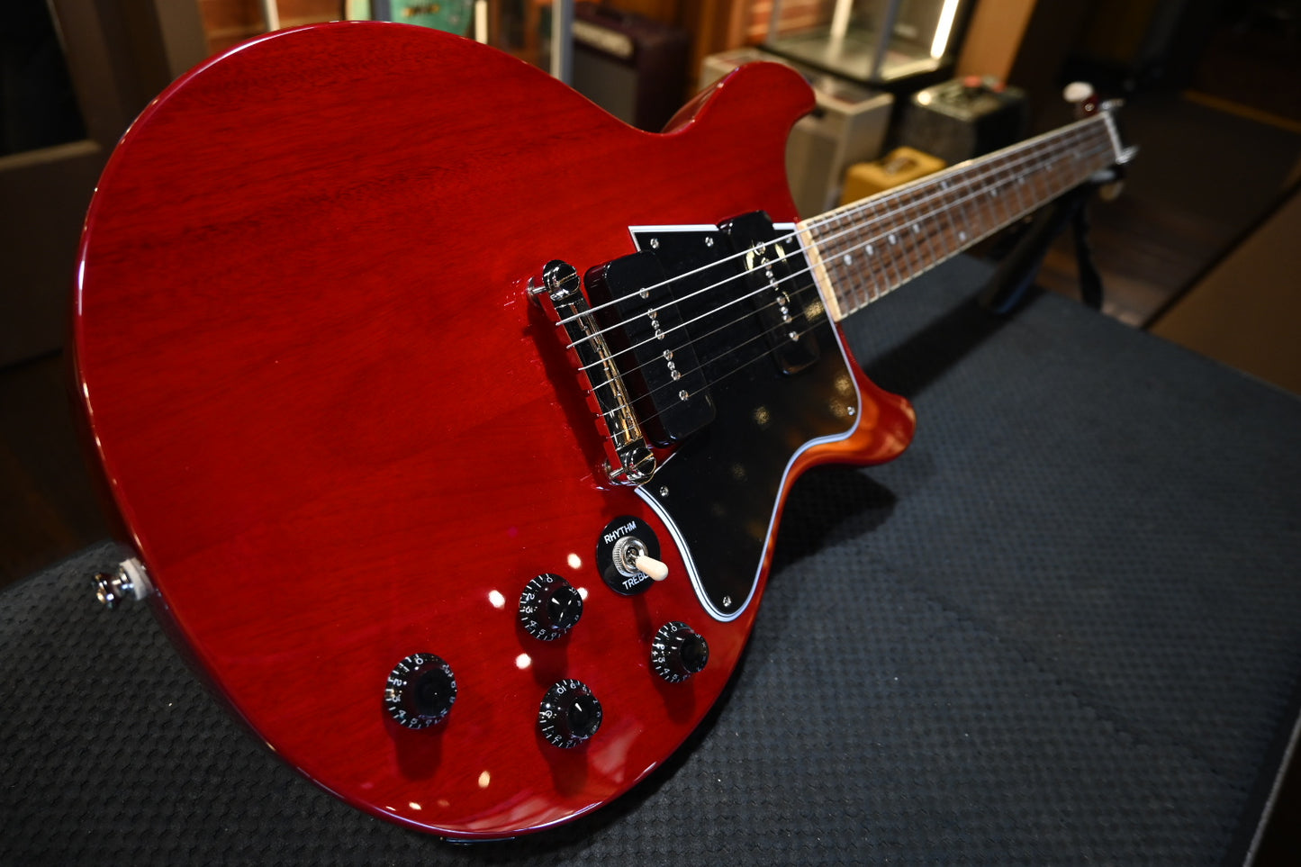 Epiphone Les Paul Special Double Cut - Cherry Red Guitar #0131 - Danville Music