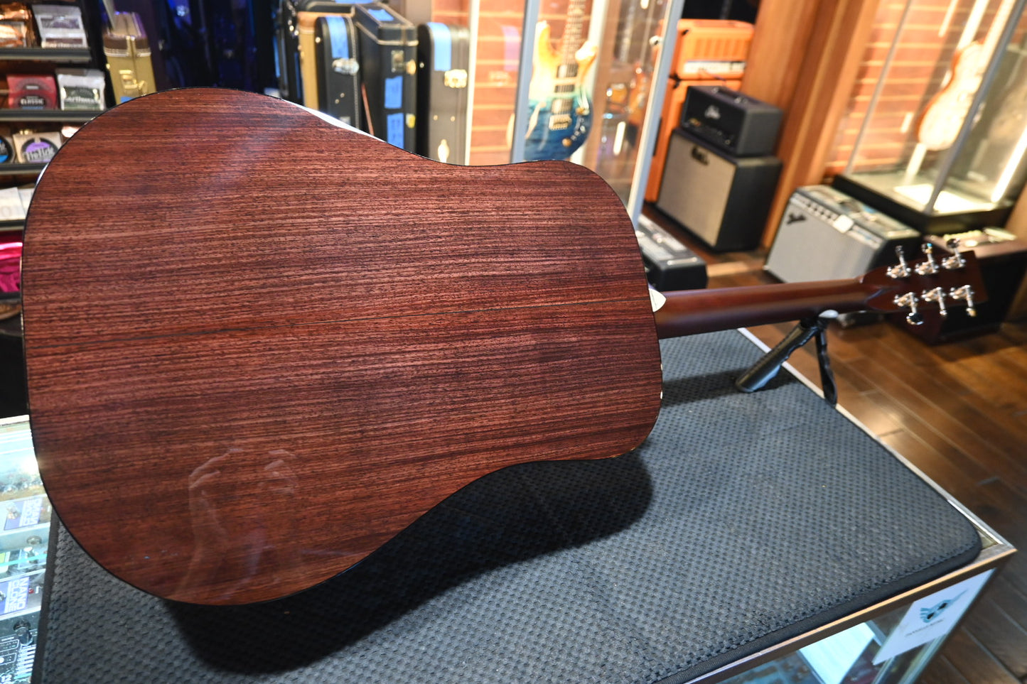 Santa Cruz Model D Pre-War Bearclaw German Spruce/Indian Rosewood Guitar #8088 - Danville Music