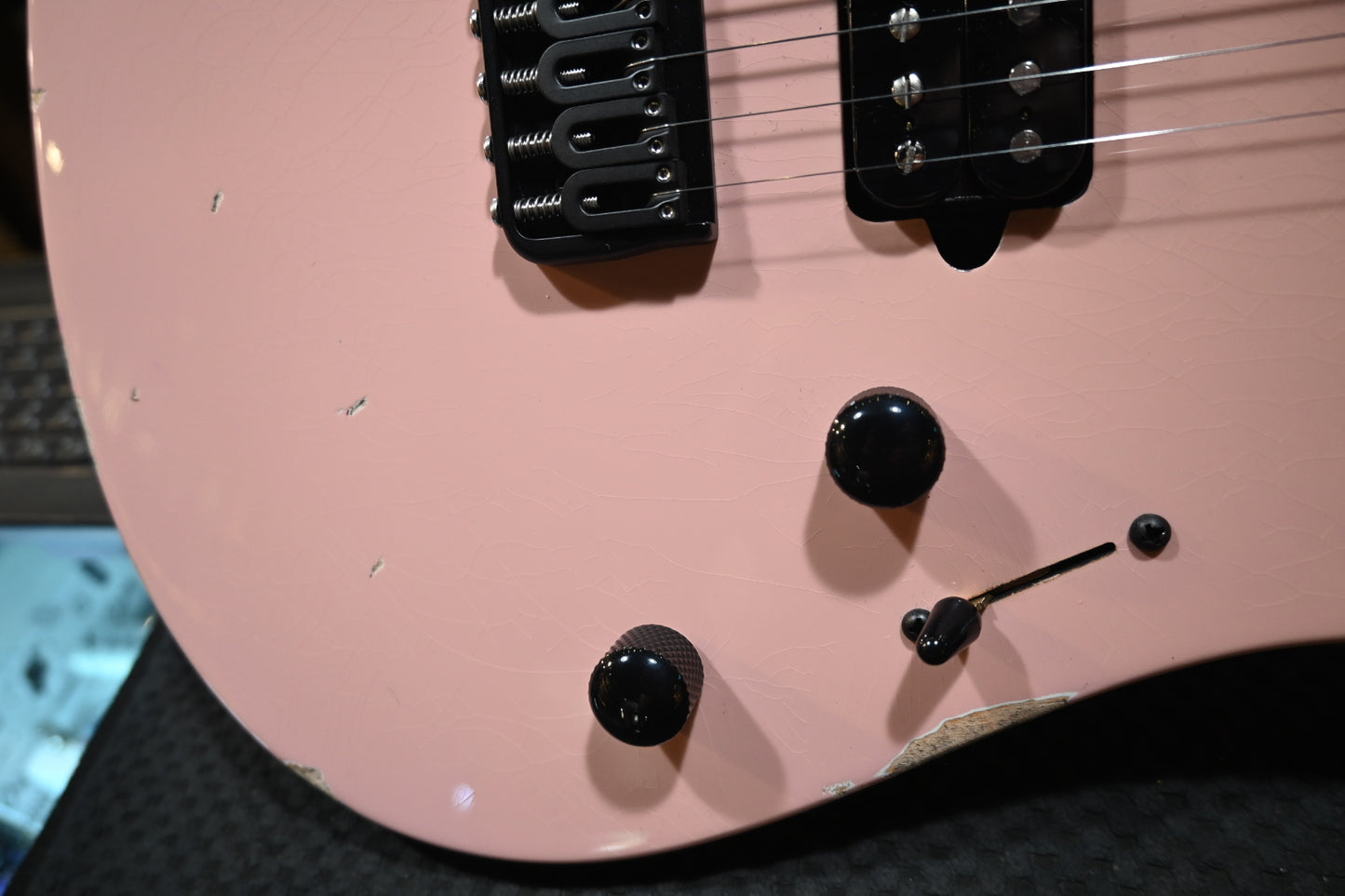 Suhr Custom Modern 7 Antique - Shell Pink Guitar #3351