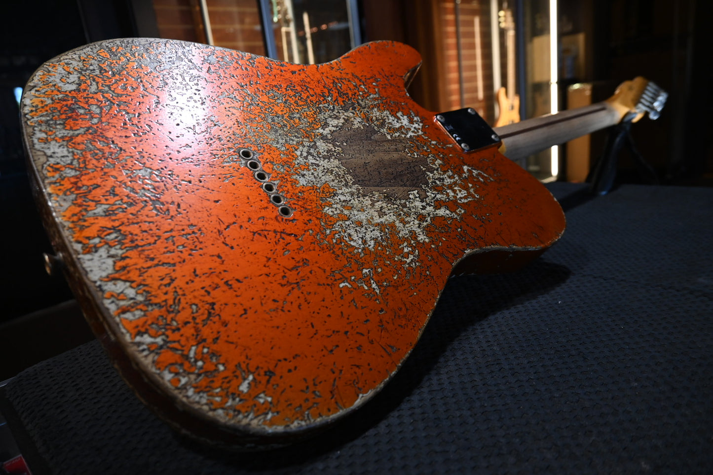 Fender Custom Shop 1952 Telecaster Super Heavy Relic - Faded Candy Tangerine Guitar #9705 - Danville Music