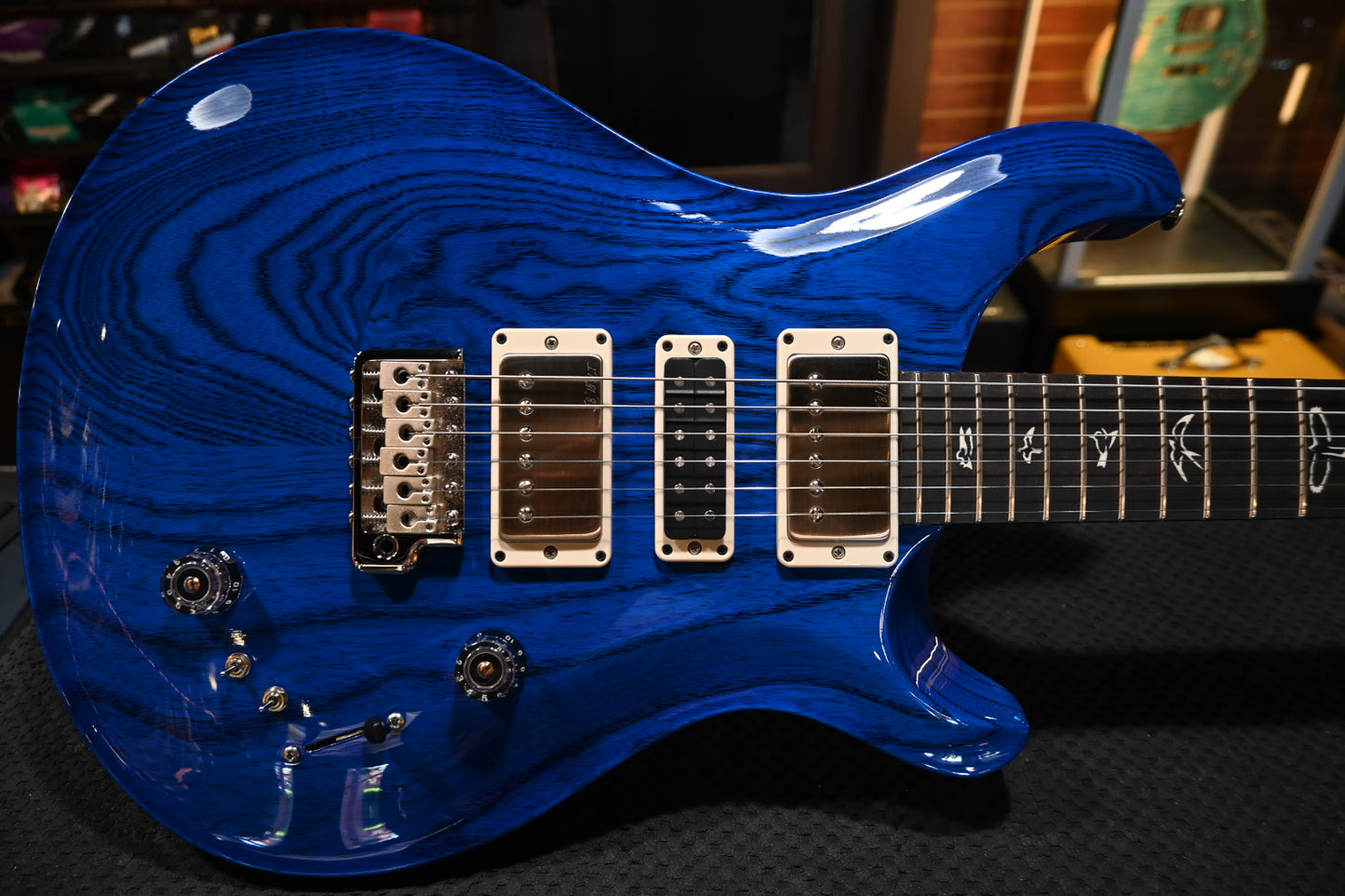 PRS Wood Library Swamp Ash Special - Blue Matteo Guitar #1585 - Danville Music