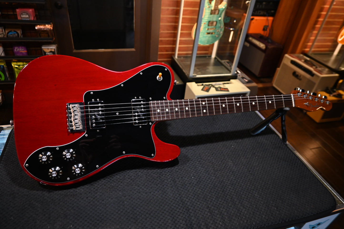Fender Limited Edition American Professional Telecaster Deluxe - Crimson Red Guitar #5993 - Danville Music