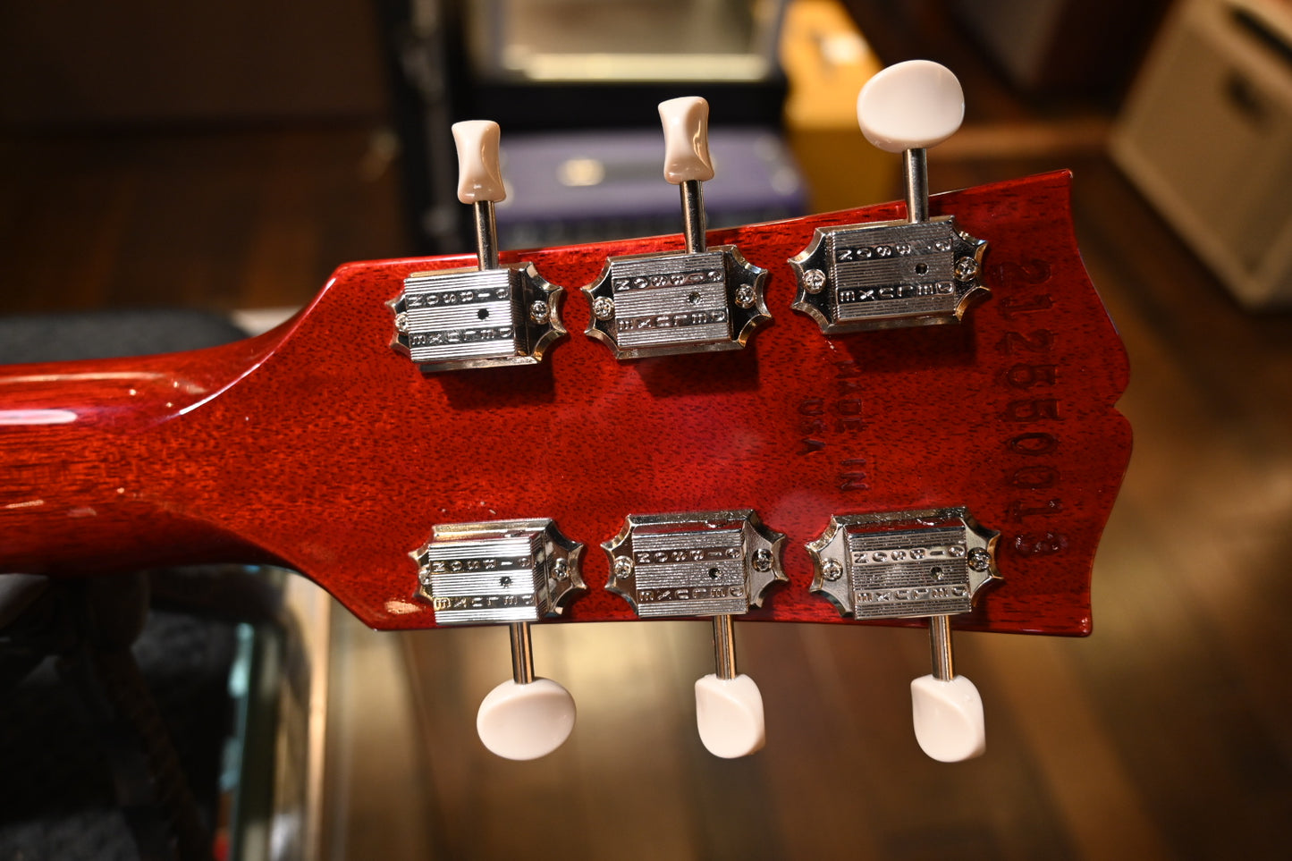 Gibson Les Paul Junior Double Cutaway - Vintage Cherry Guitar #0013 - Danville Music