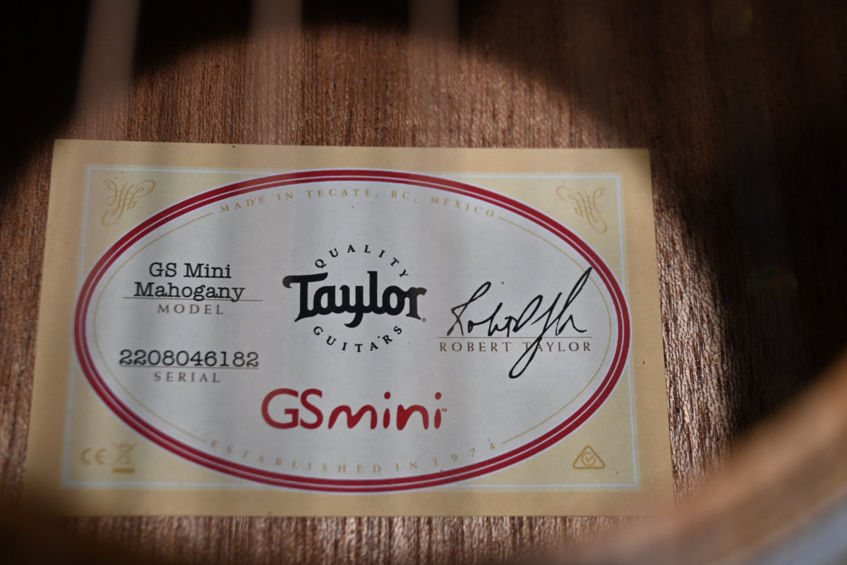 Taylor GS Mini Mahogany Guitar #6182