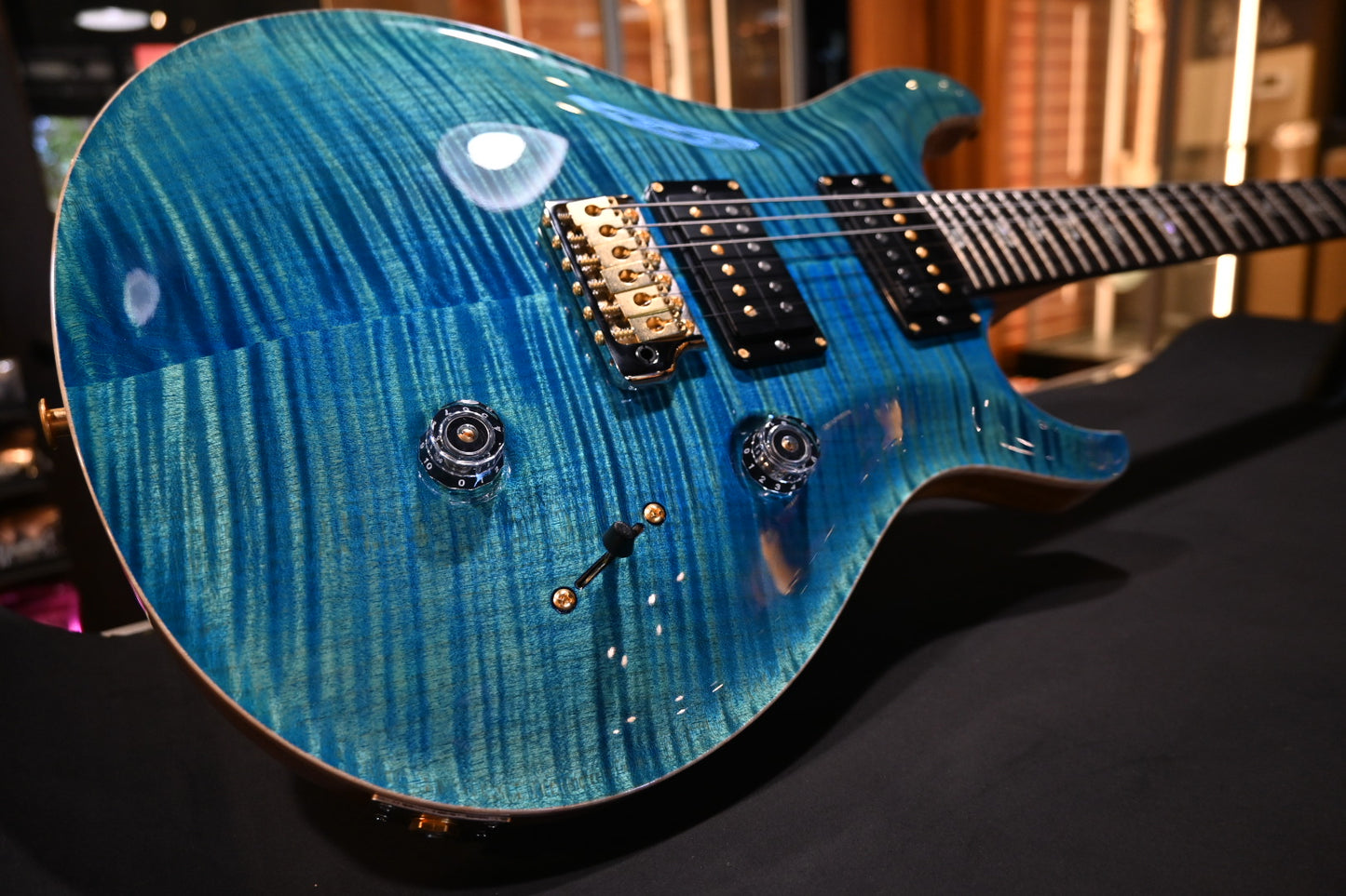 PRS Custom 24 10-Top Limited - Arctic Blue Guitar #9636