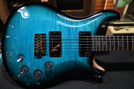 PRS Wood Library DGT 10-Top - Carroll Blue Smokeburst Guitar #2556 - Danville Music