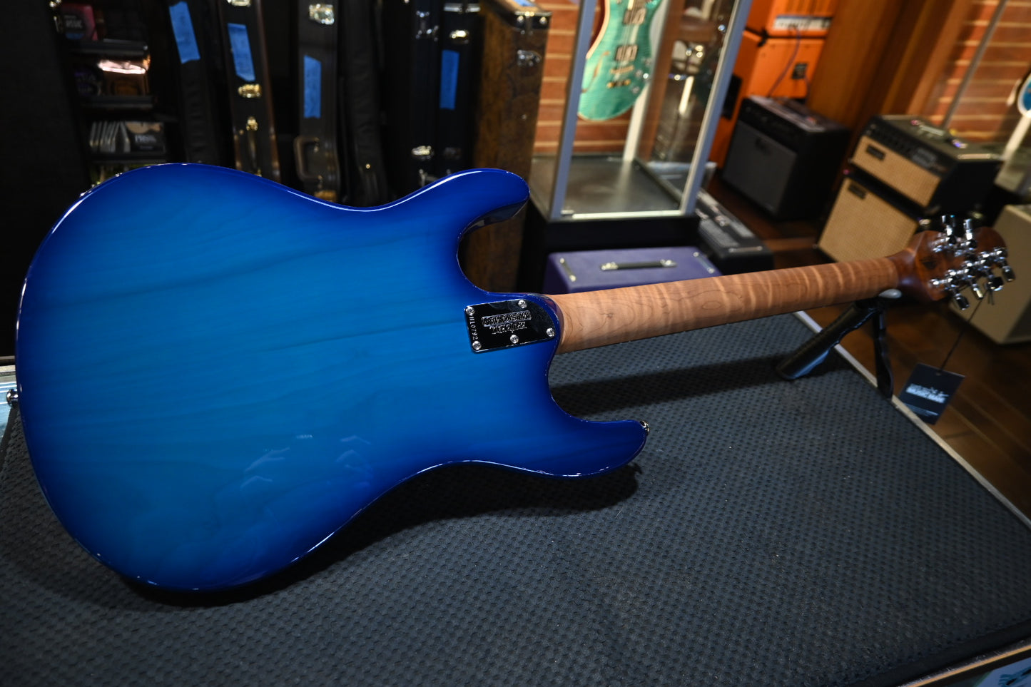 Music Man Steve Morse - Morse Blue Burst Guitar #0792
