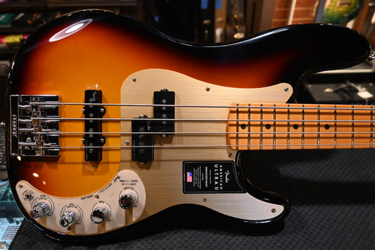 Fender American Ultra II Precision Bass - Ultraburst Guitar #1349