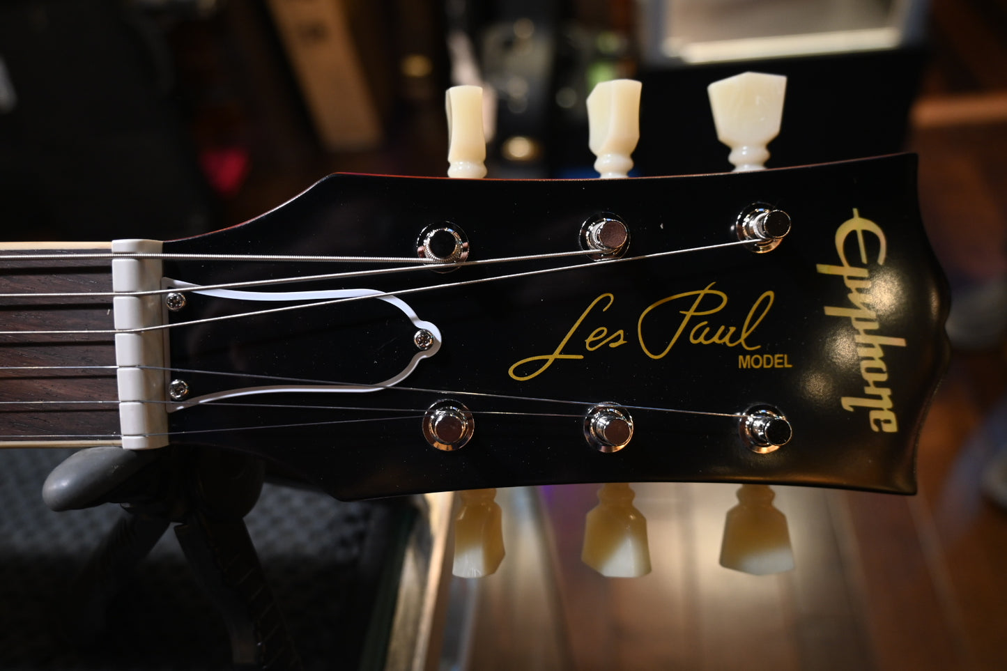 Epiphone Inspired by Gibson Custom 1960 Les Paul Standard Reissue - Iced Tea Burst Guitar #5738 - Danville Music