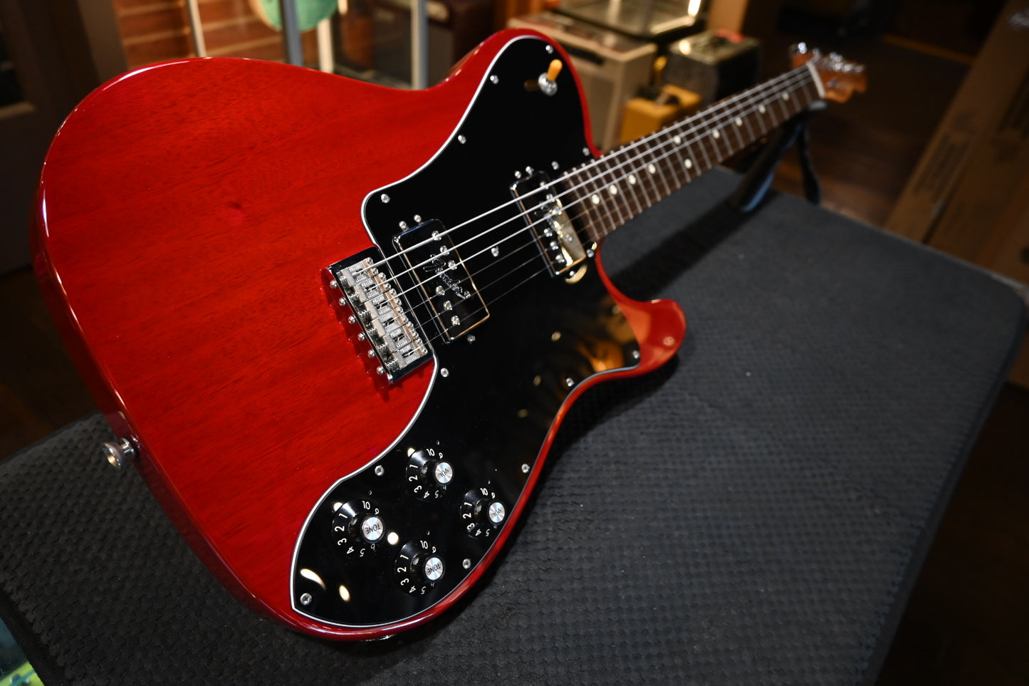 Fender Limited Edition American Professional Telecaster Deluxe - Crimson Red Guitar #5993 - Danville Music