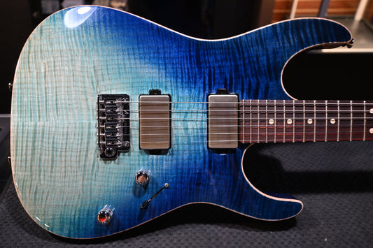 Tom Anderson Li’l Angel 2023 - Blue WakeSurf Guitar #923N