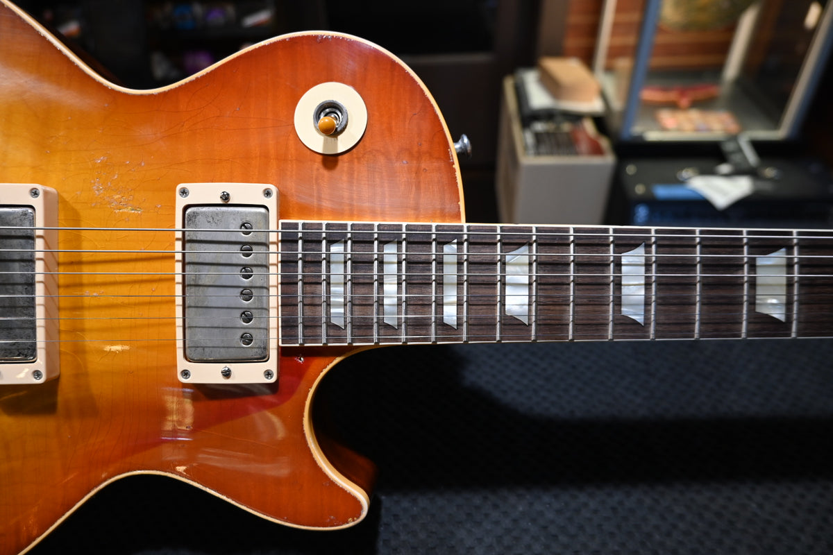 Gibson Custom Shop 1959 Les Paul Standard Reissue Murphy Lab Heavy Aged - Molten Amber Burst Guitar #1754