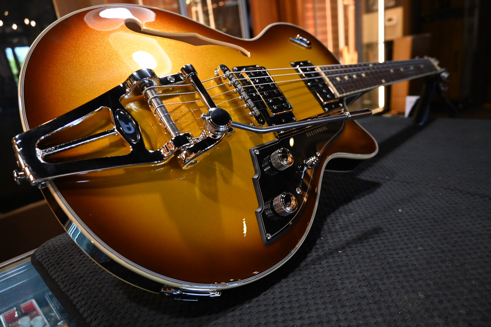 Duesenberg Alliance Series Joe Walsh Signature - Gold Burst Guitar #3084 - Danville Music