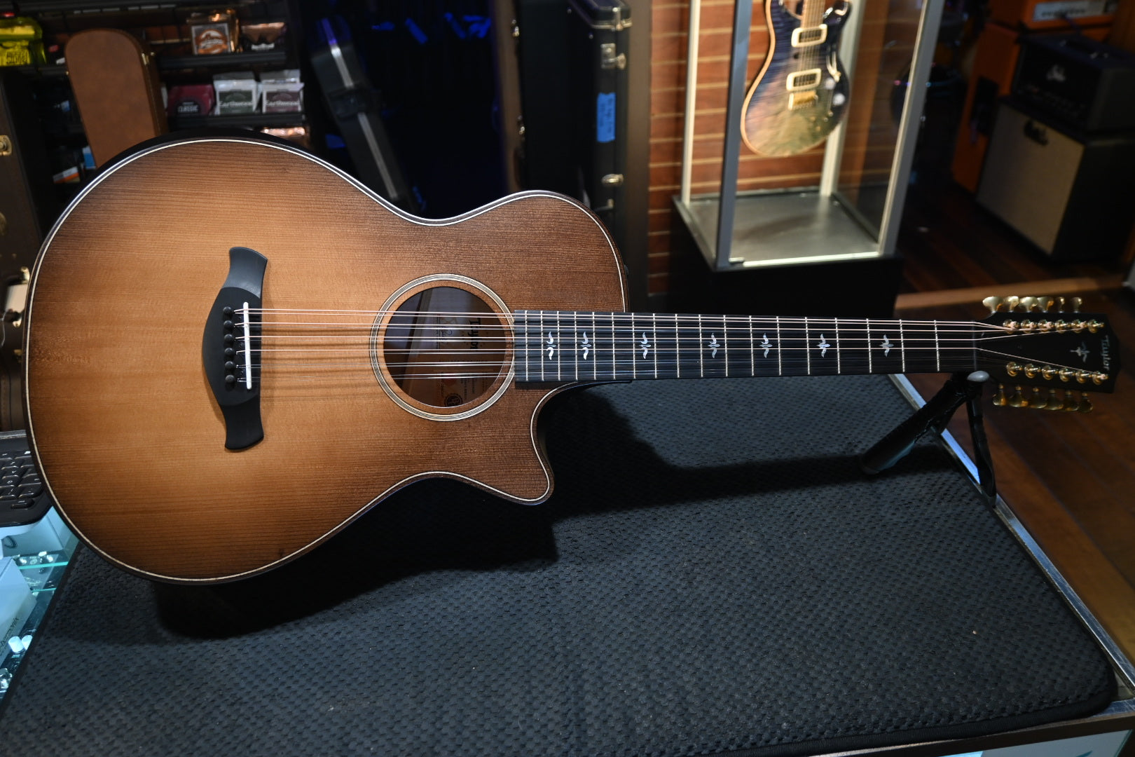 Taylor Builder’s Edition 652ce 2024 - Wild Honey Burst Guitar #4091 - Danville Music
