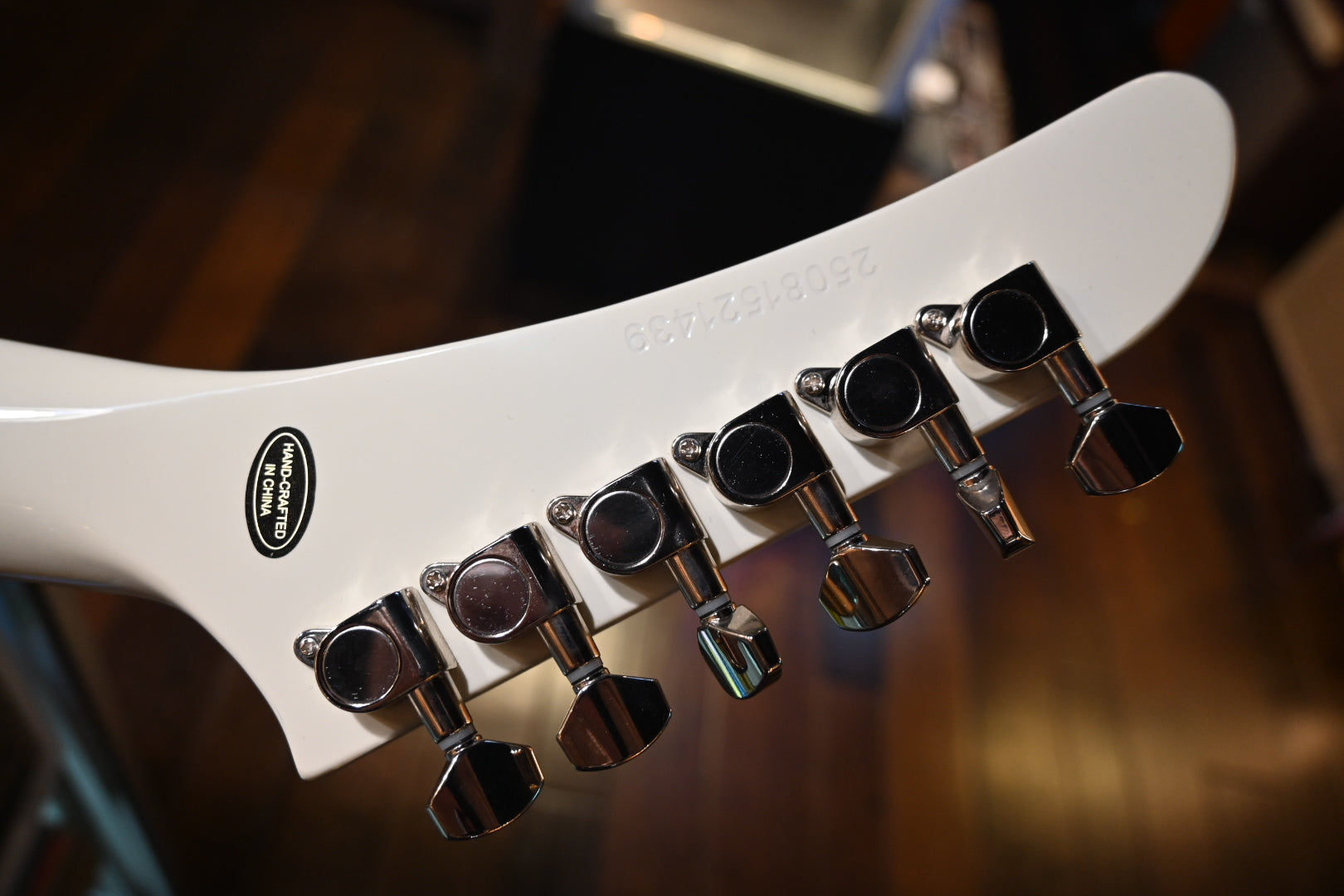 Epiphone Explorer ‘80s EMG - Classic White Guitar #1439 - Danville Music
