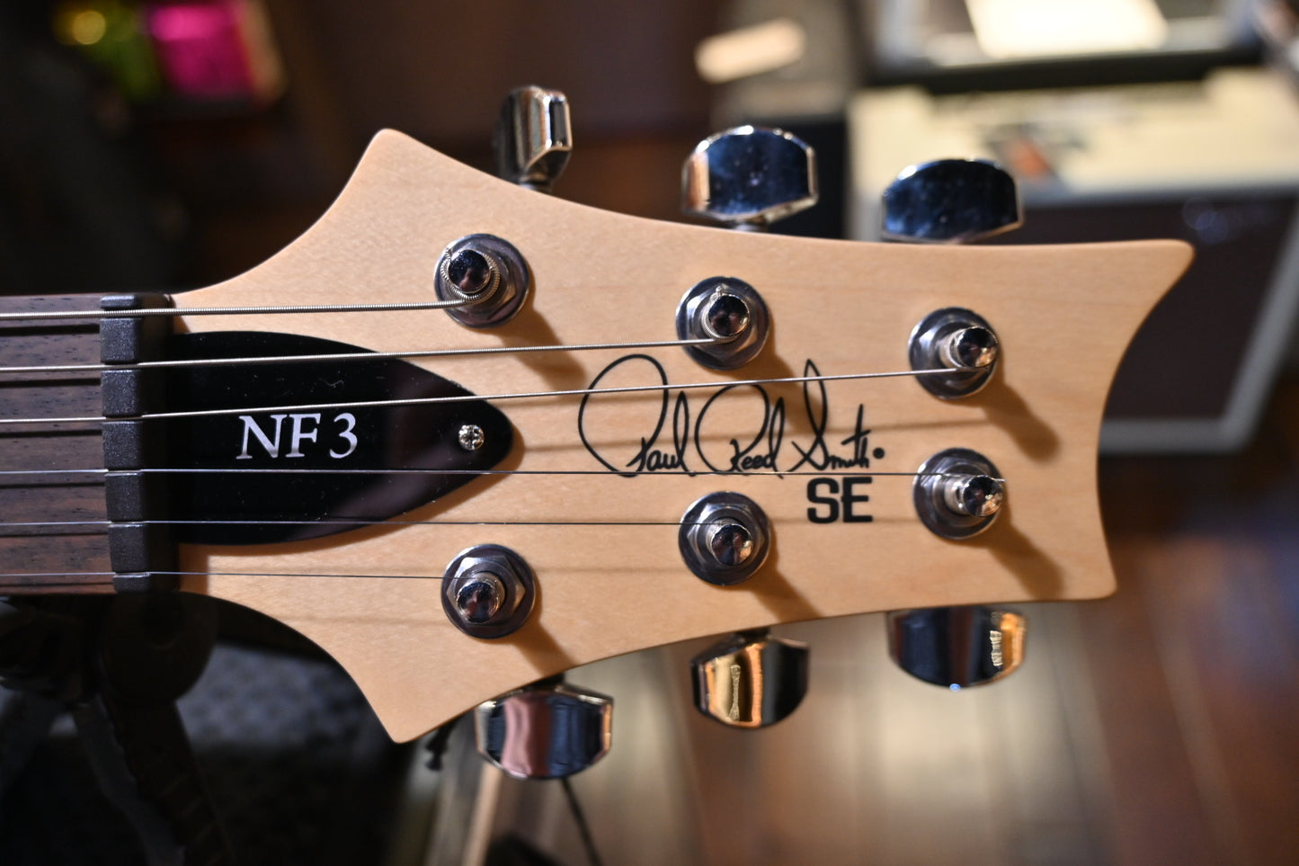 PRS SE NF3 Rosewood - Gun Metal Grey Guitar #5534 USED - Danville Music