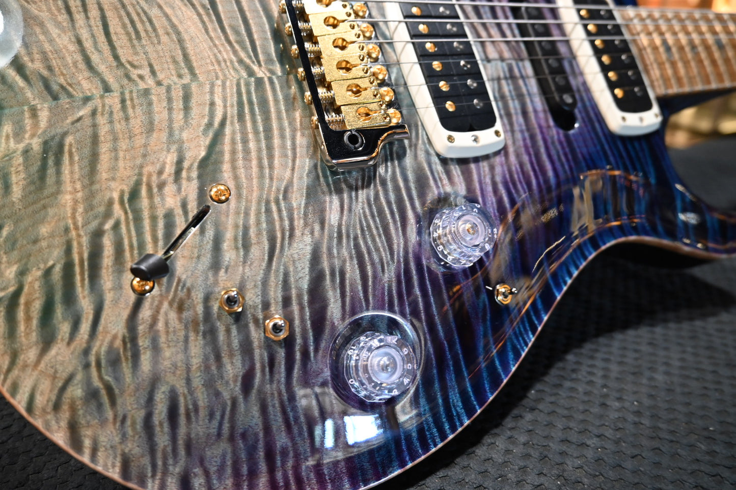 PRS Private Stock Modern Eagle V 2023 - Faded Aqua Violet Dragon’s Breath Guitar #11005