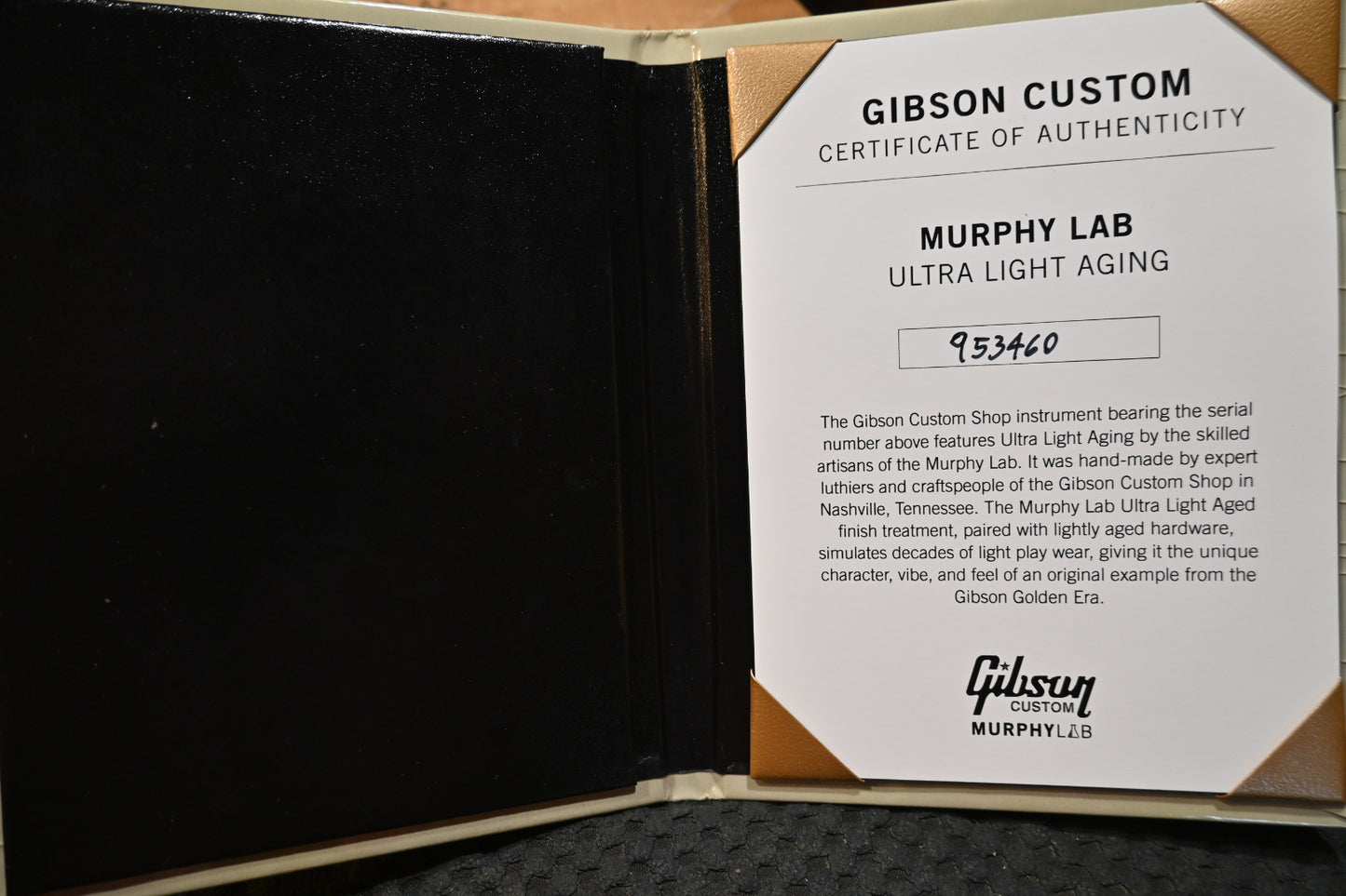 Gibson Custom Shop 1959 Les Paul Standard Reissue Brazilian Fingerboard Murphy Lab Ultra Light Aged - Dirty Lemon Guitar #3460 - Danville Music